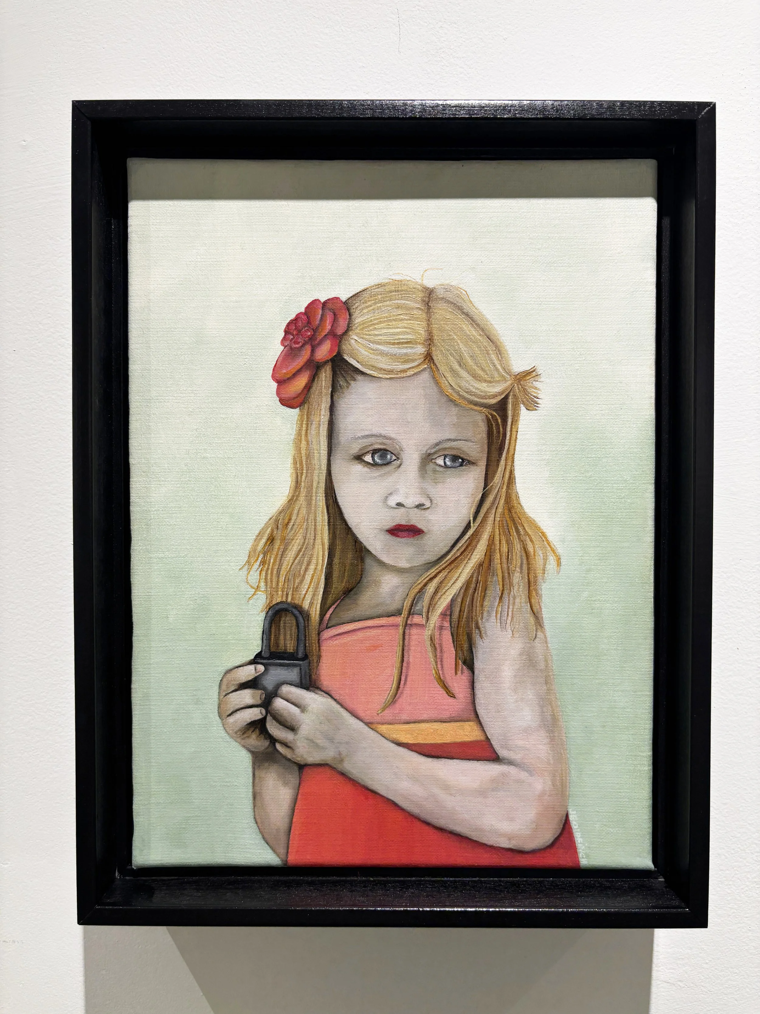 "Locked Out"
oil on linen
9" x 12"
$2400.