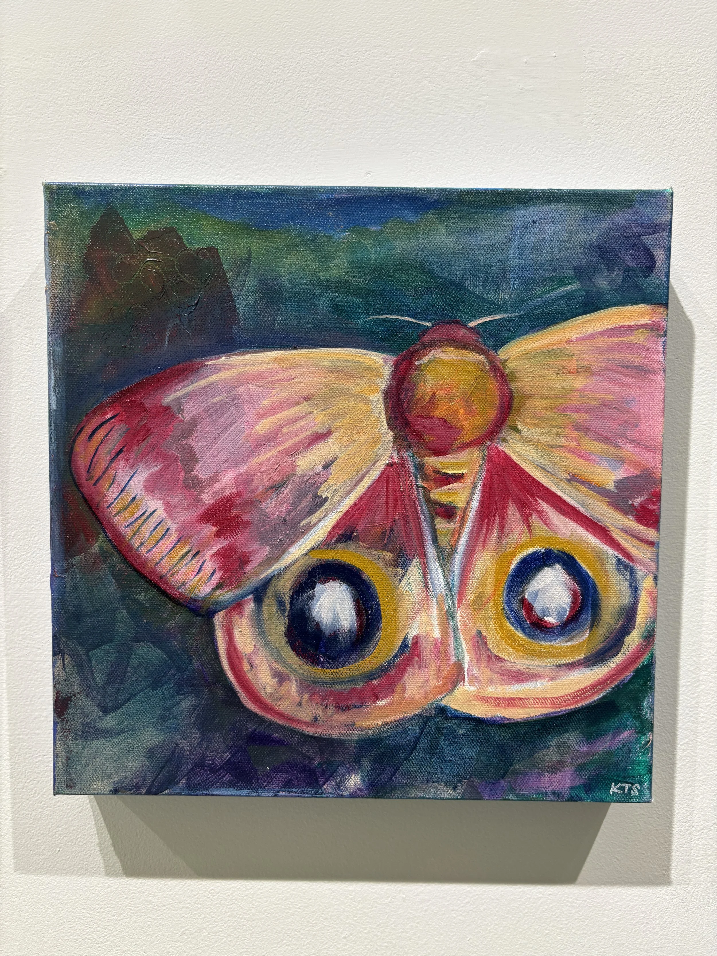 "Pink Moth" $300
12x12