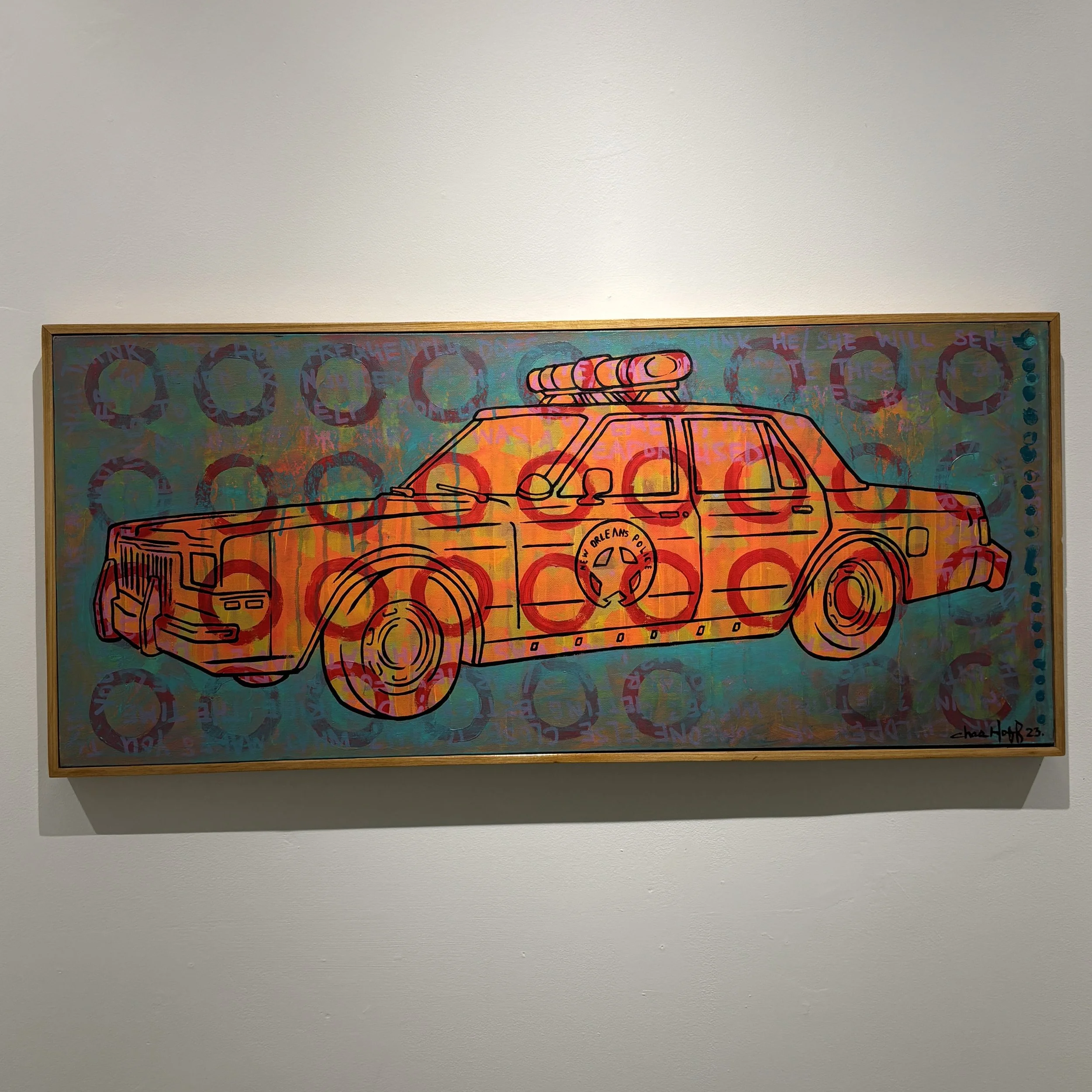 "Threshold" Acrylic and Mixed Media $1800 17'x39'