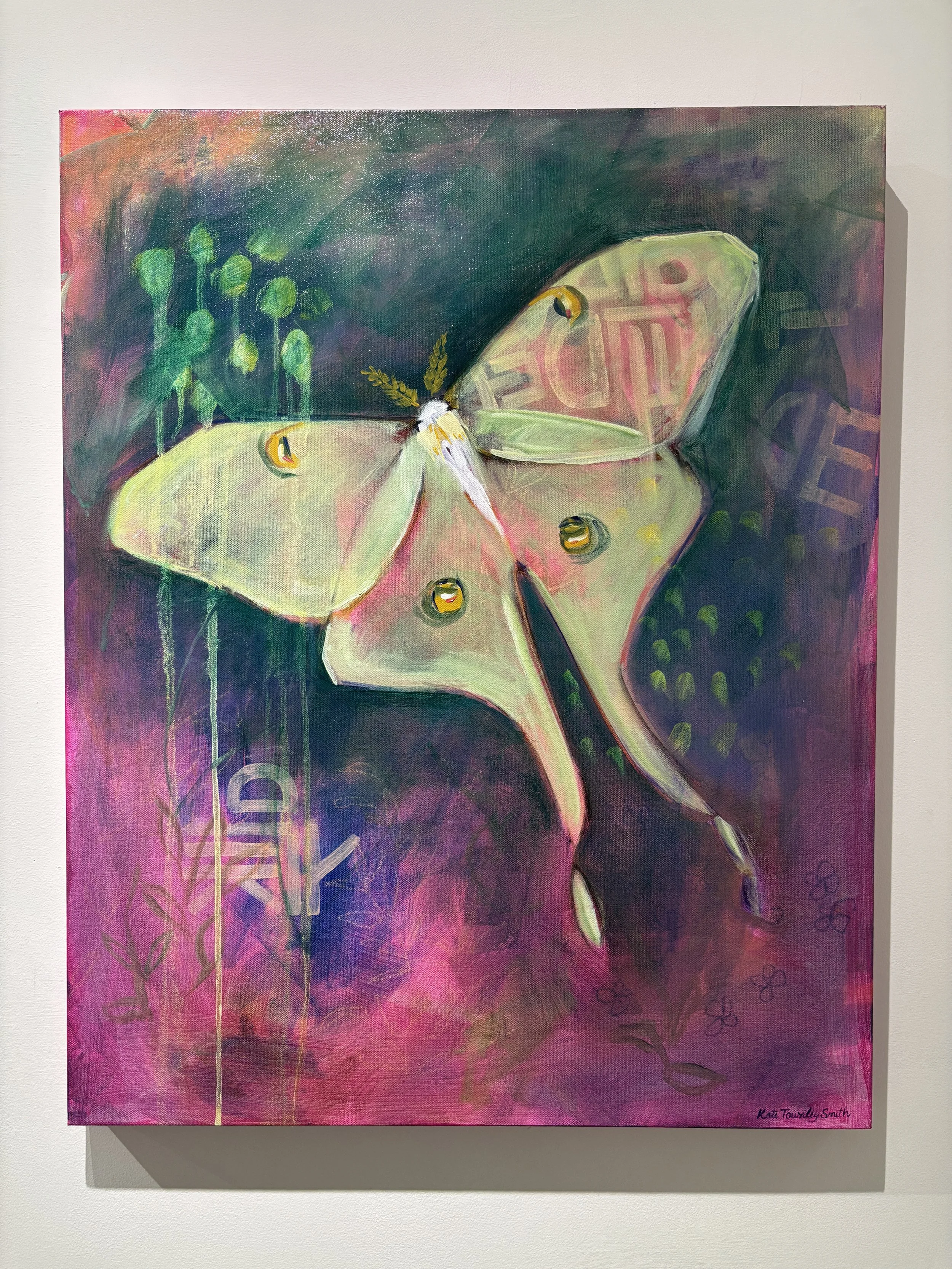 "Luna Moth" 1800
24x30