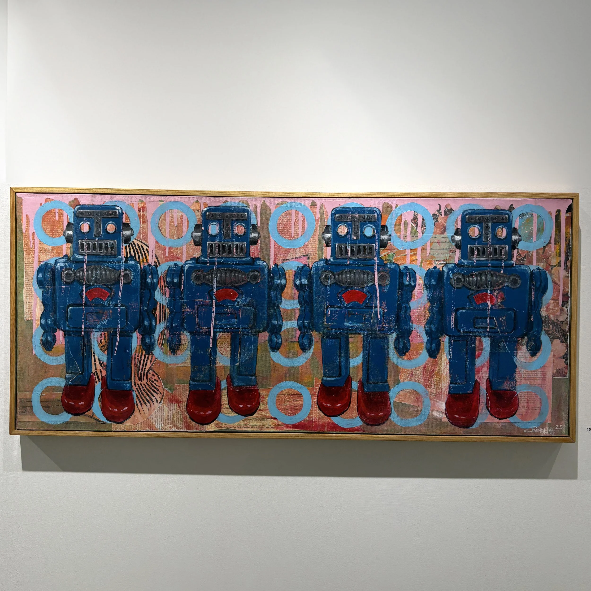 "Monster" Acrylic and Mixed Media $1800 17'x39' SOLD