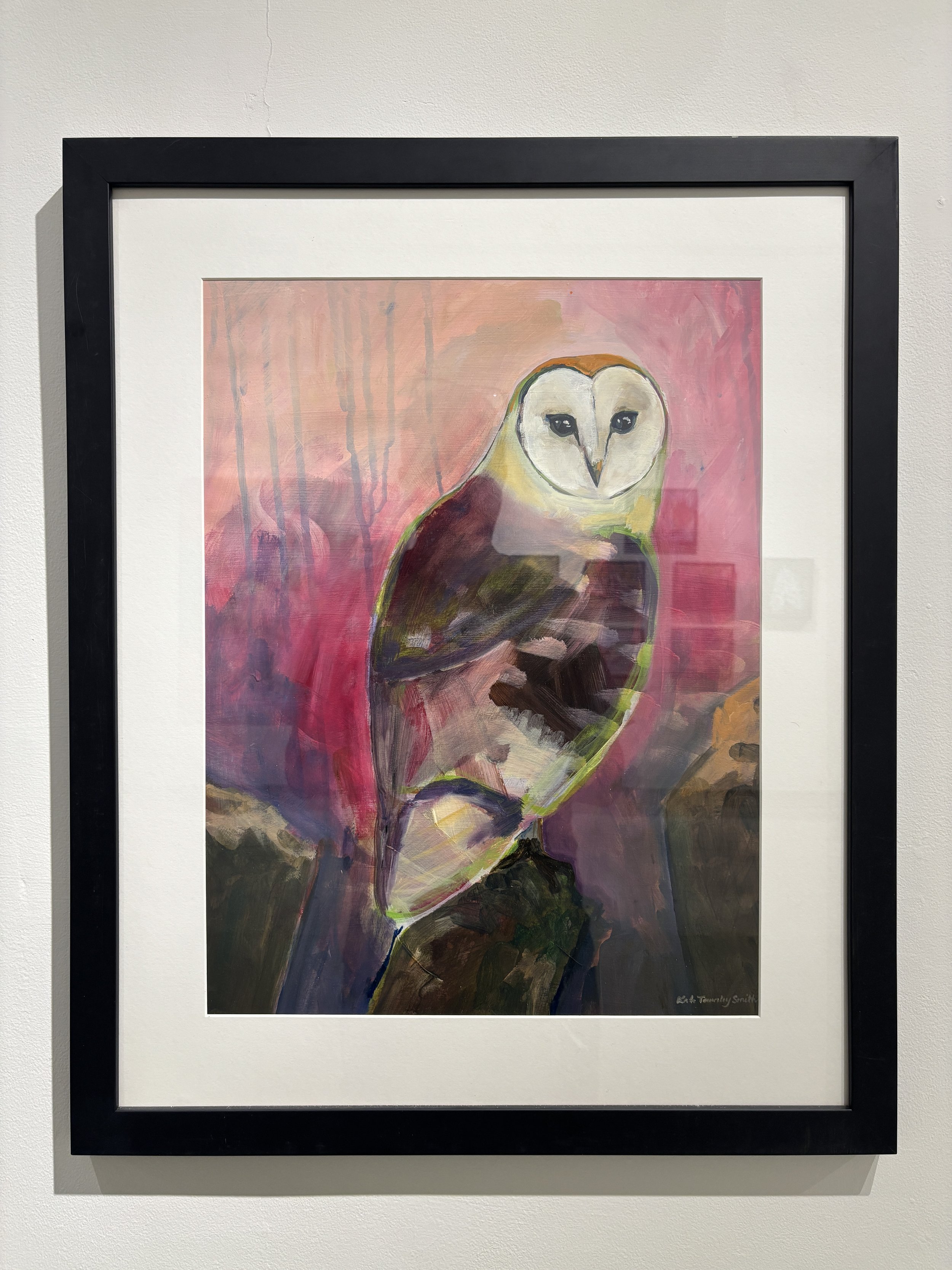 "Pink Owl 1" $600
21x26