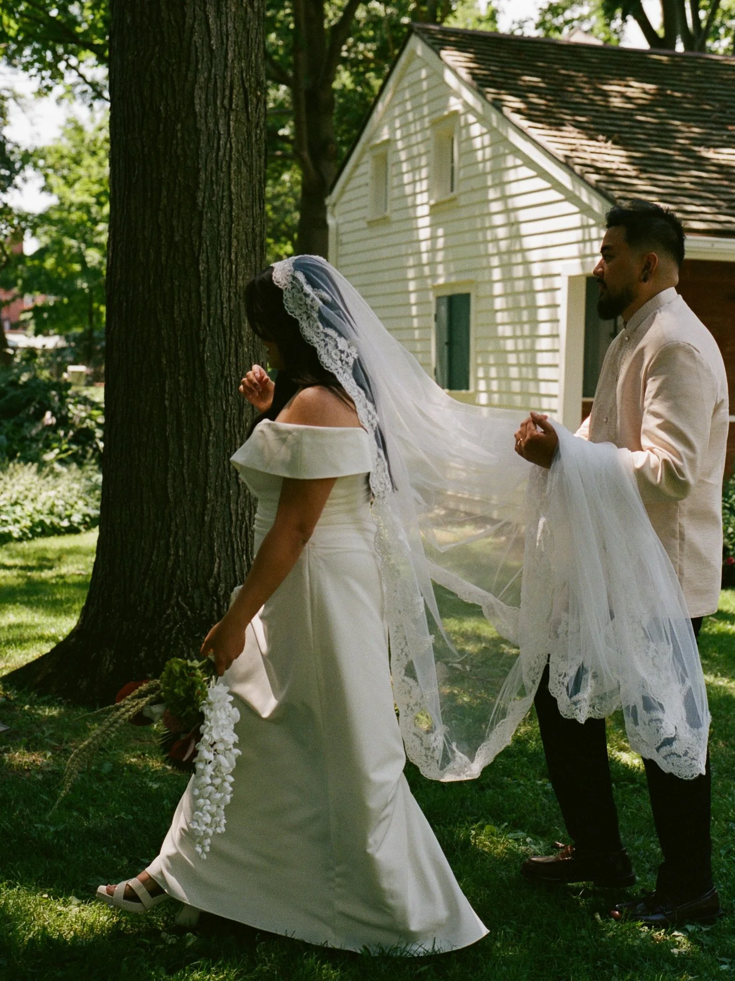 last july on a sunny day with a &amp; i 

#weddingphotography #elopmentphotographer #35mm #onfilm #portra400