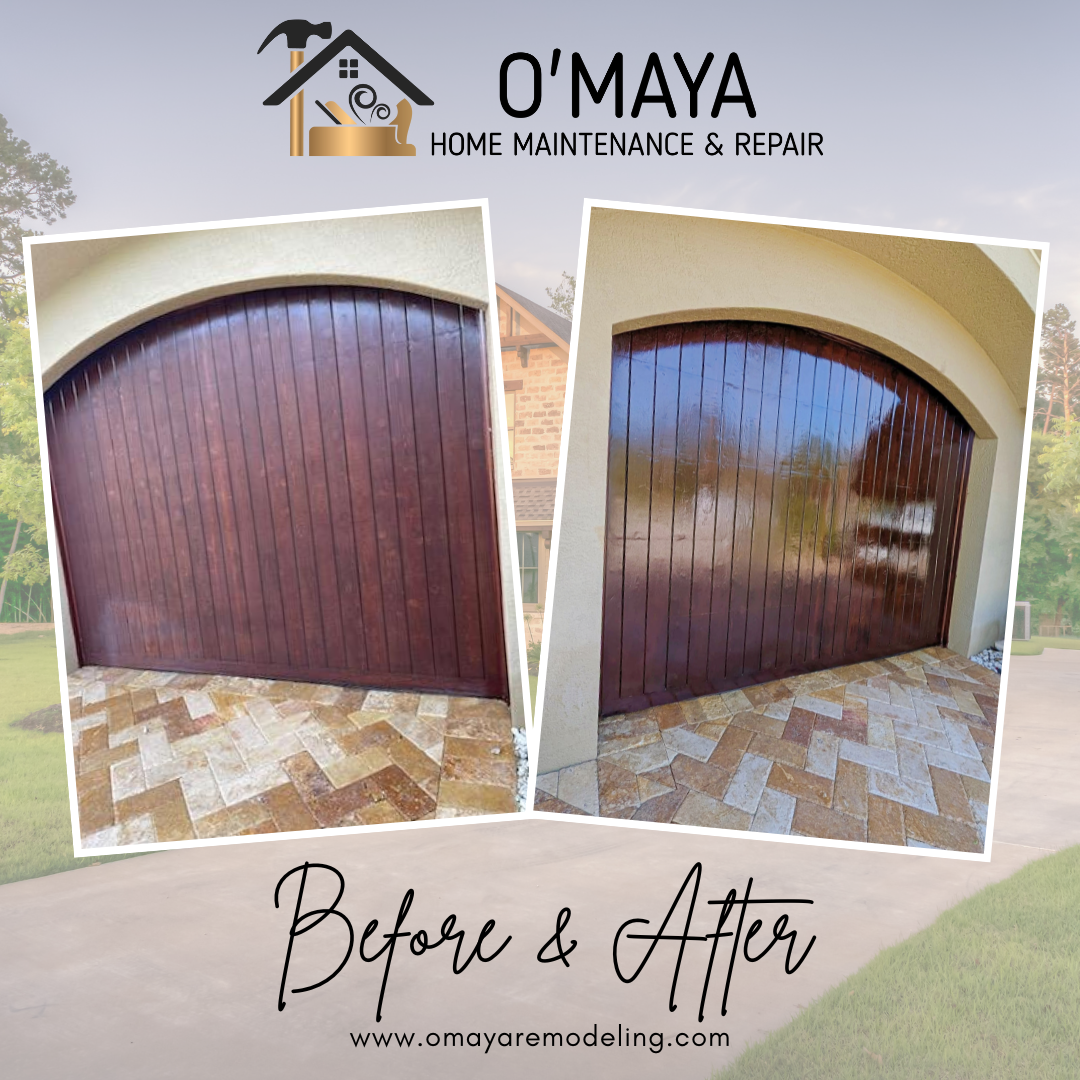 Garage door painting