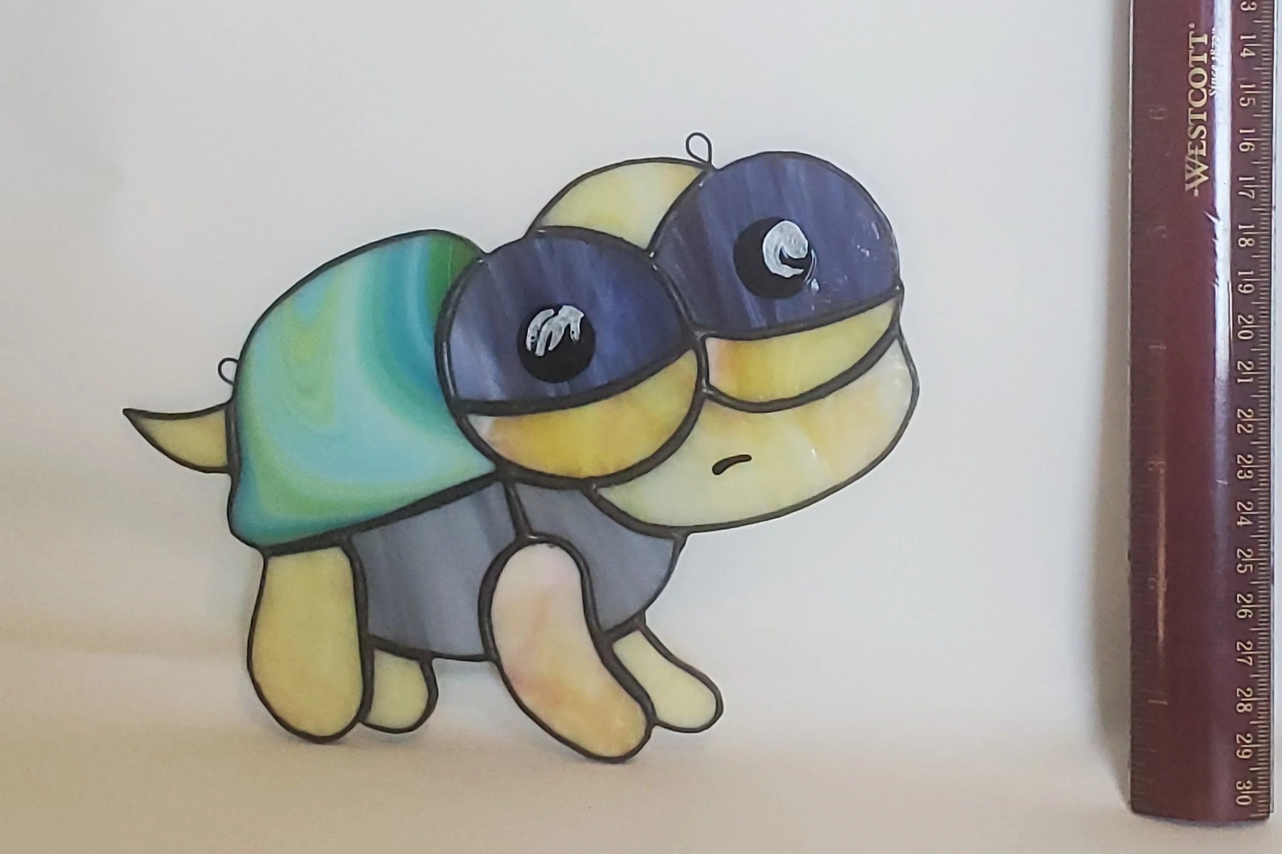 Lost Turtle - Stained Glass Decor