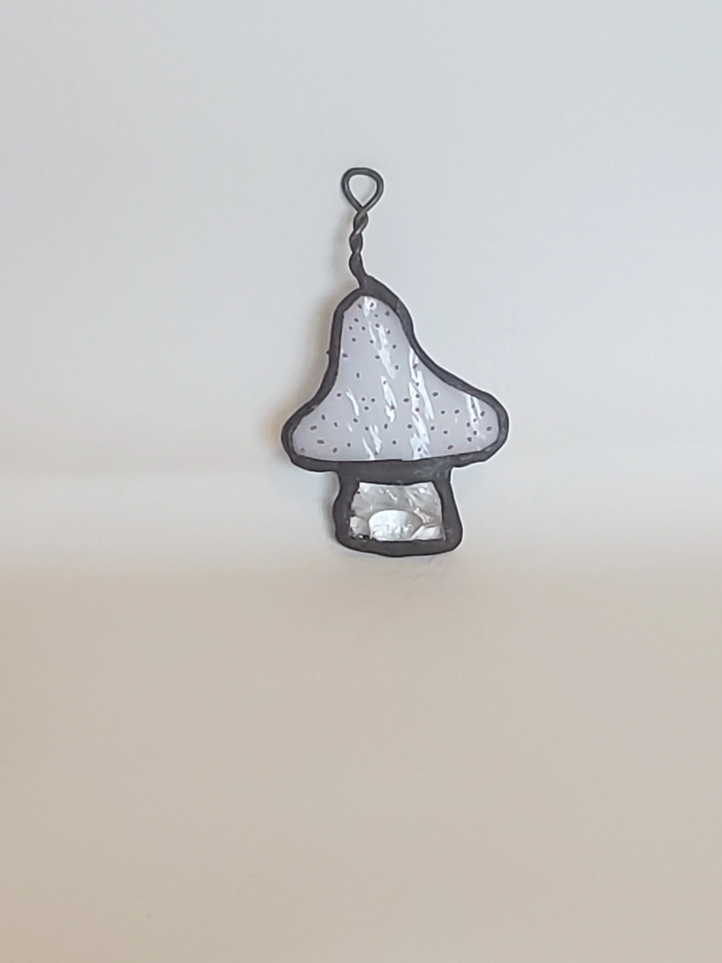 Vibrant Mushroom - Stained Glass  Ornaments