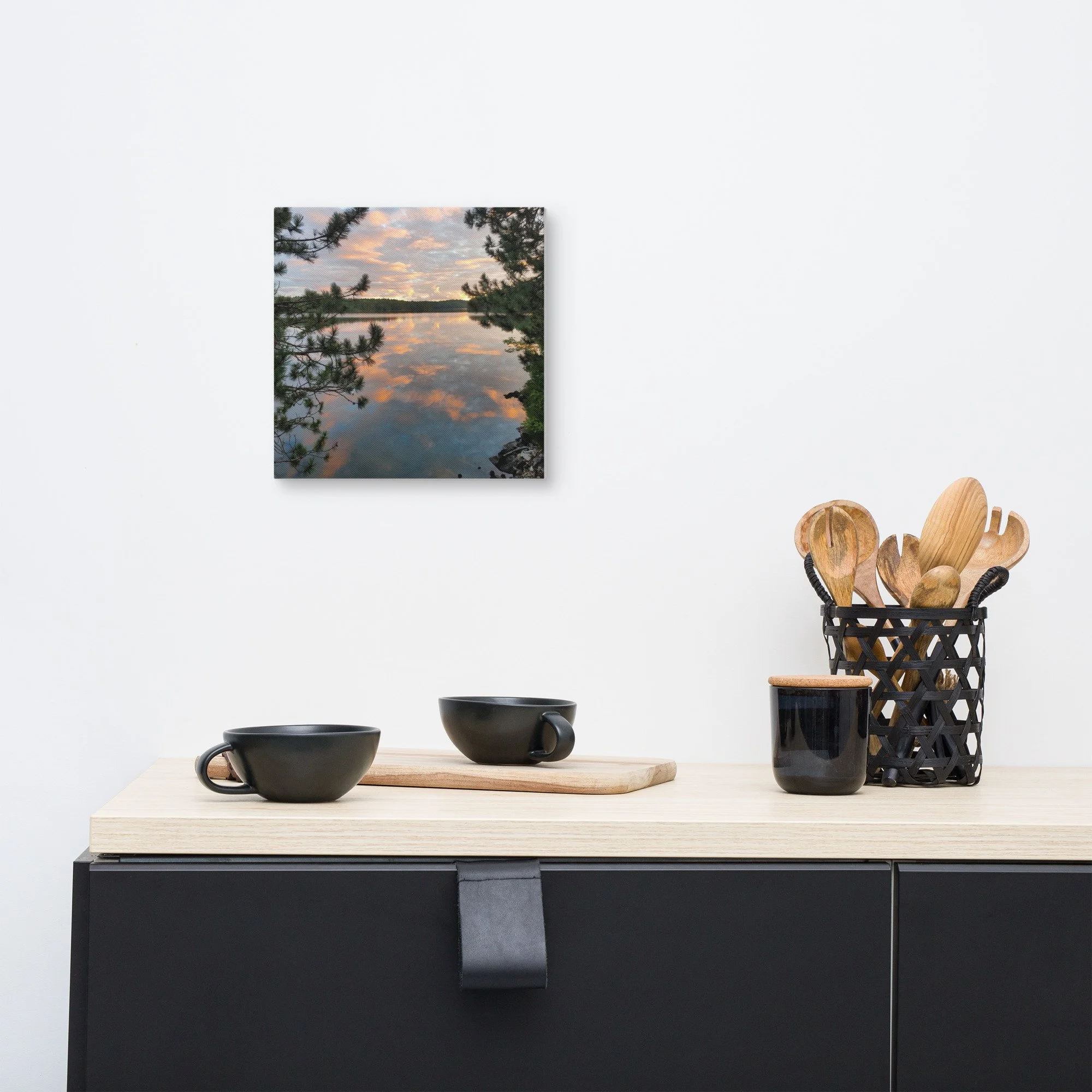 Northern Lake by Ginelle Zimmerman - Canvas Print