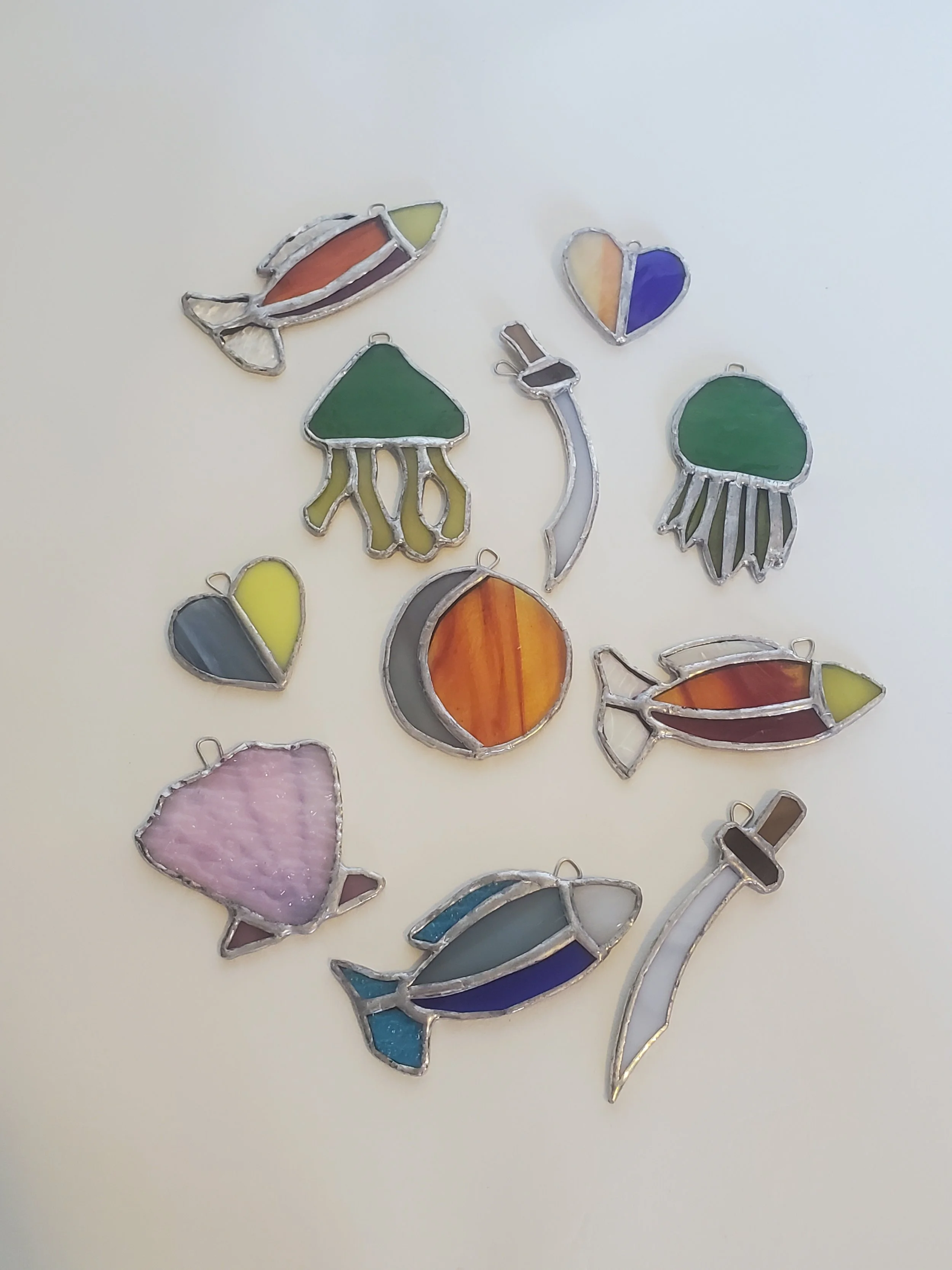 Love & Sea - Stained Glass Ornaments Collection