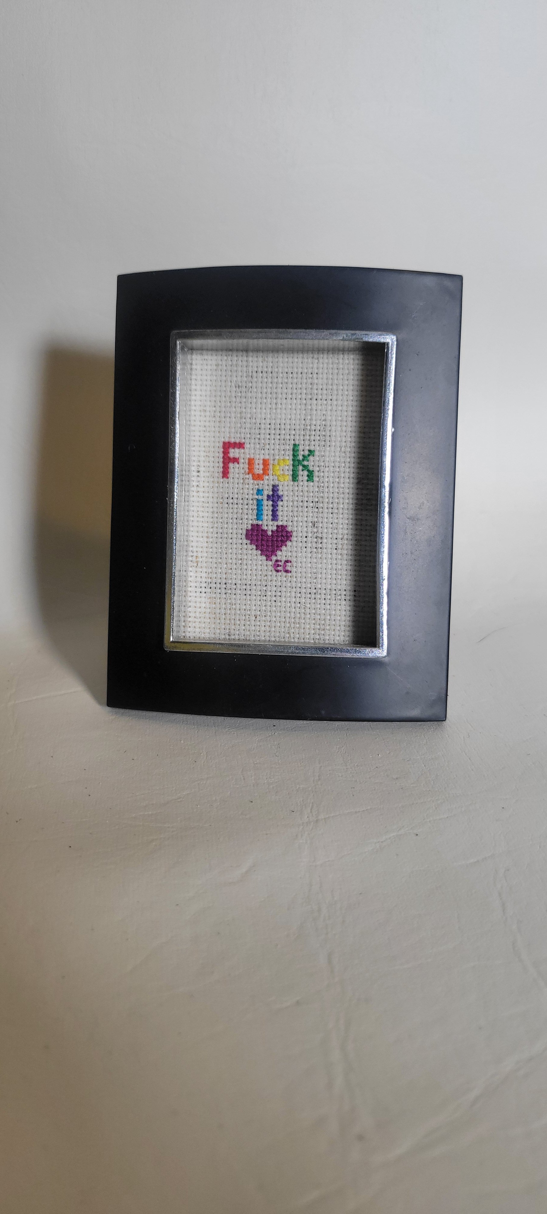 Playfully Irreverent Cross-Stitch Art