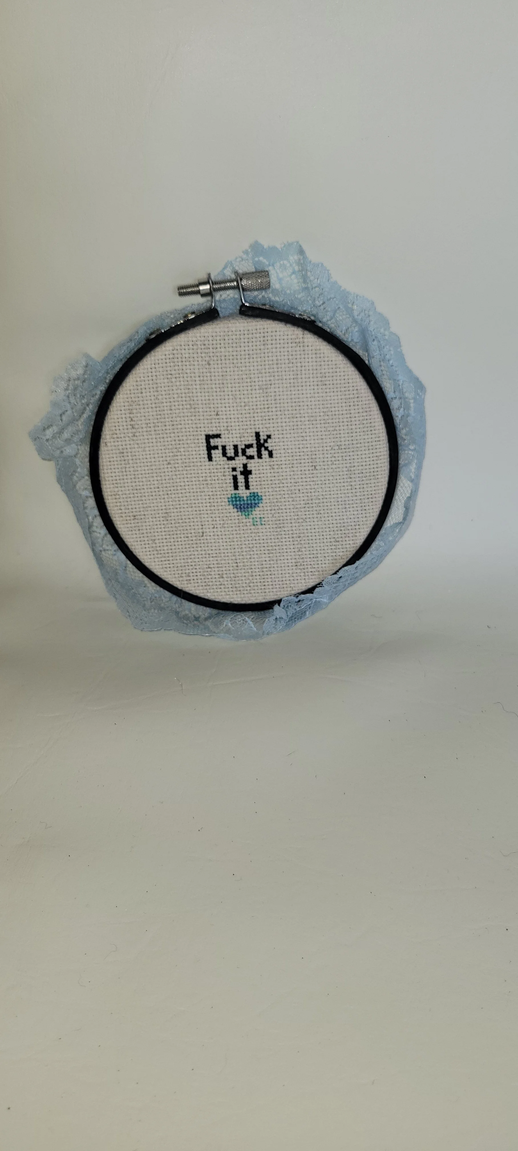 'F*ck It' Embroidery Art Decor