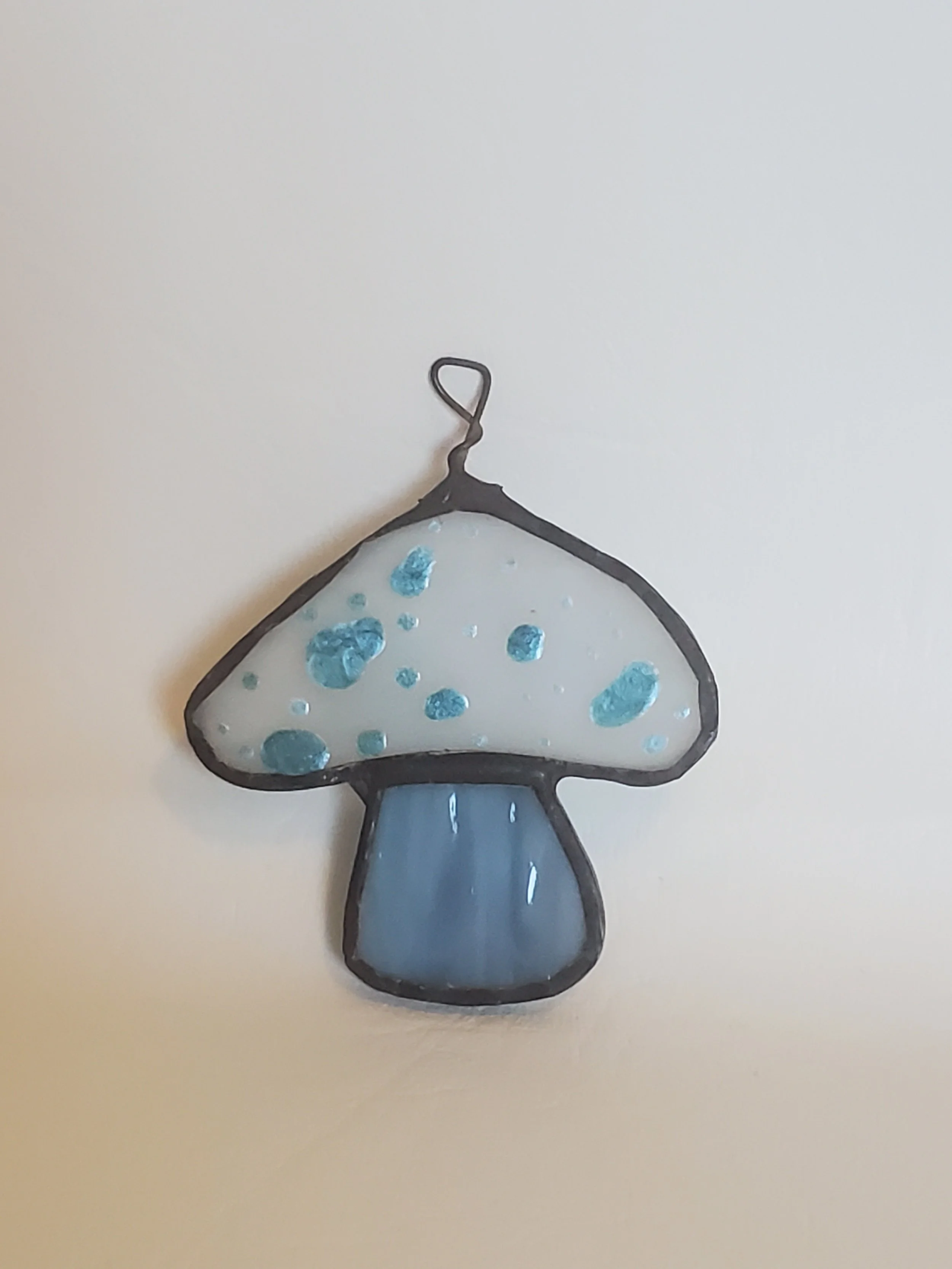 Vibrant Mushroom - Stained Glass  Ornaments