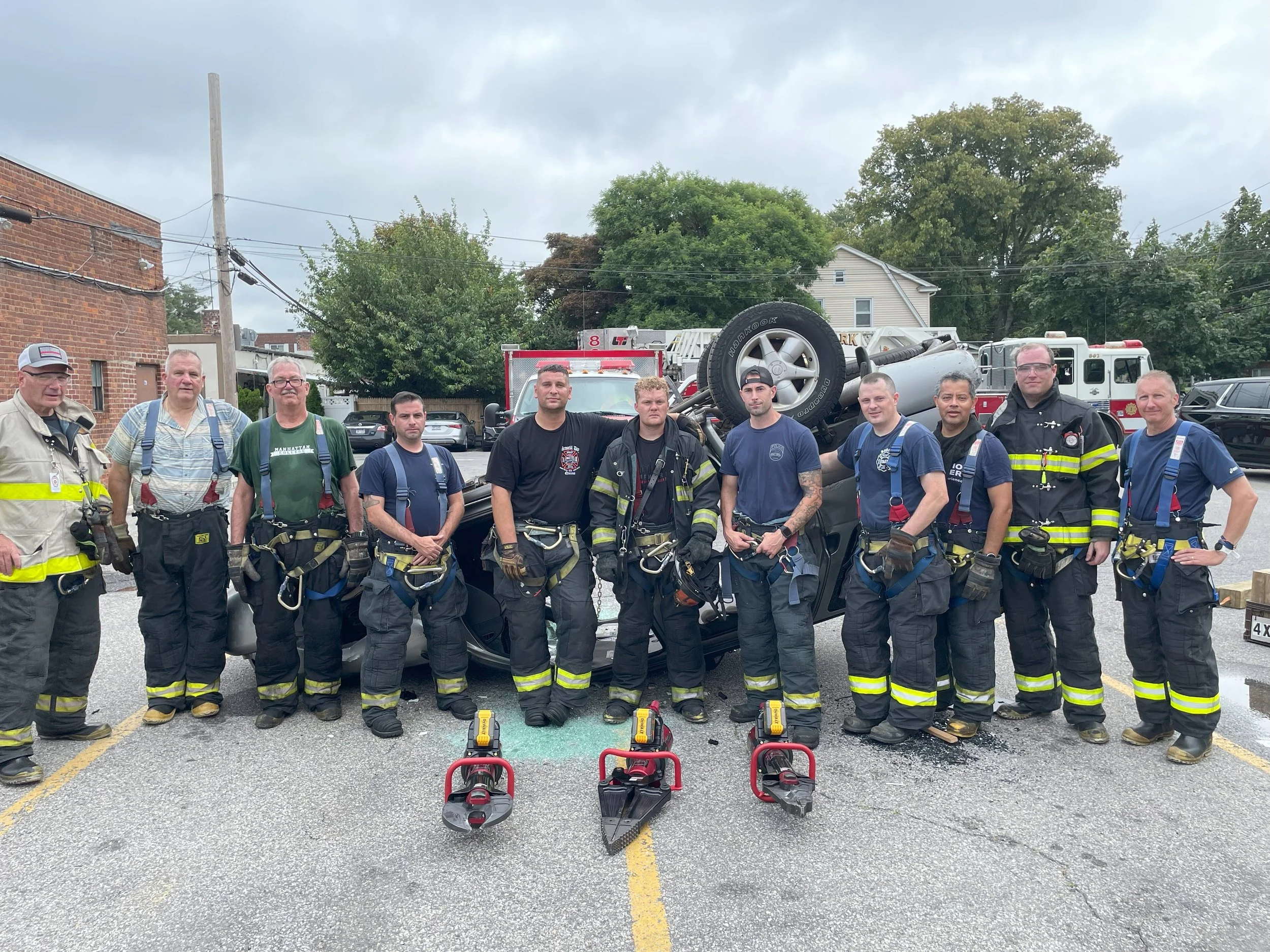 Williston Park Fire Department Trains with New Extrication Tools