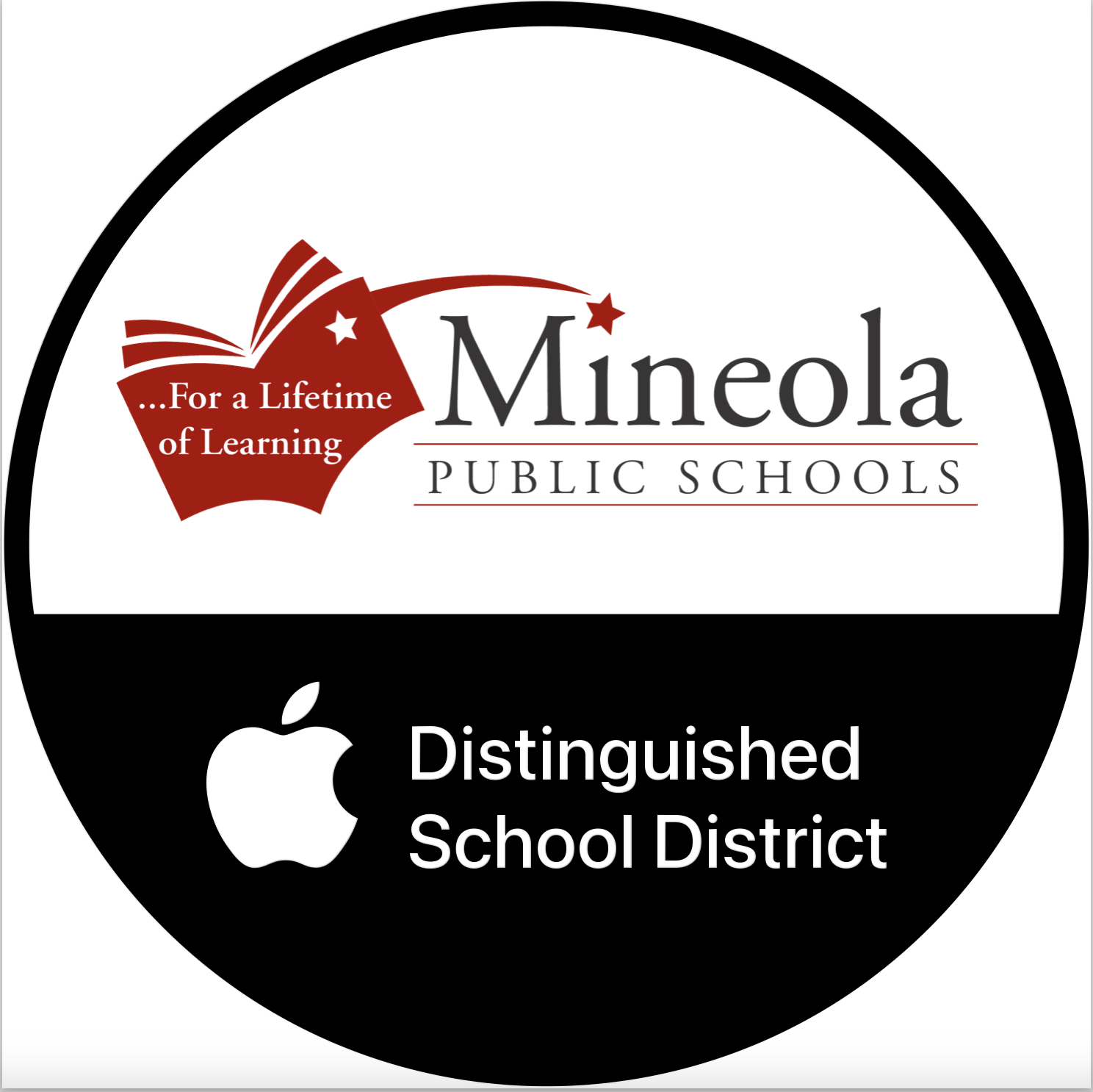 Mineola Public Schools Recognized as an Apple Distinguished School District