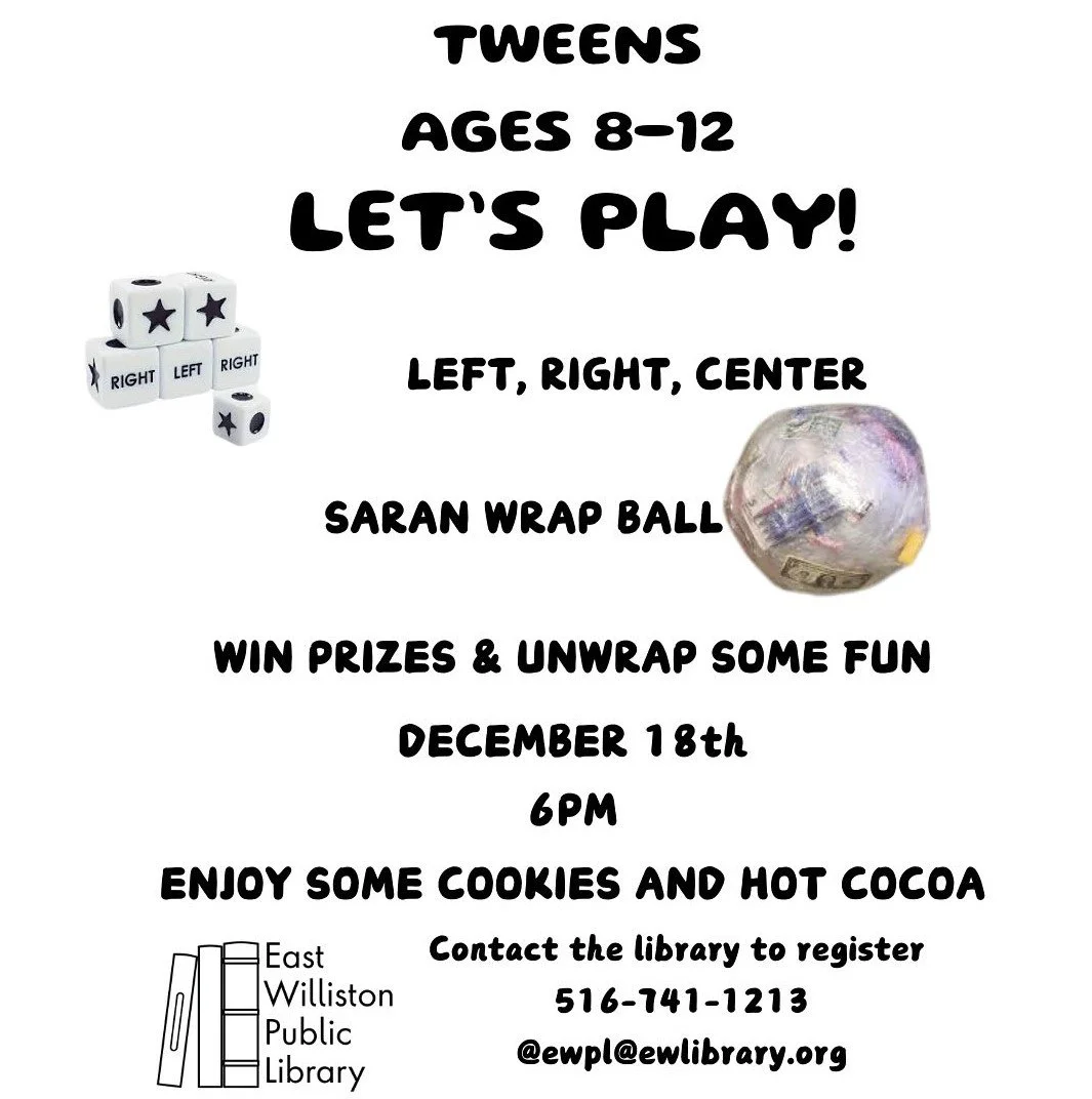 Tweens Game Night: Let’s Play!