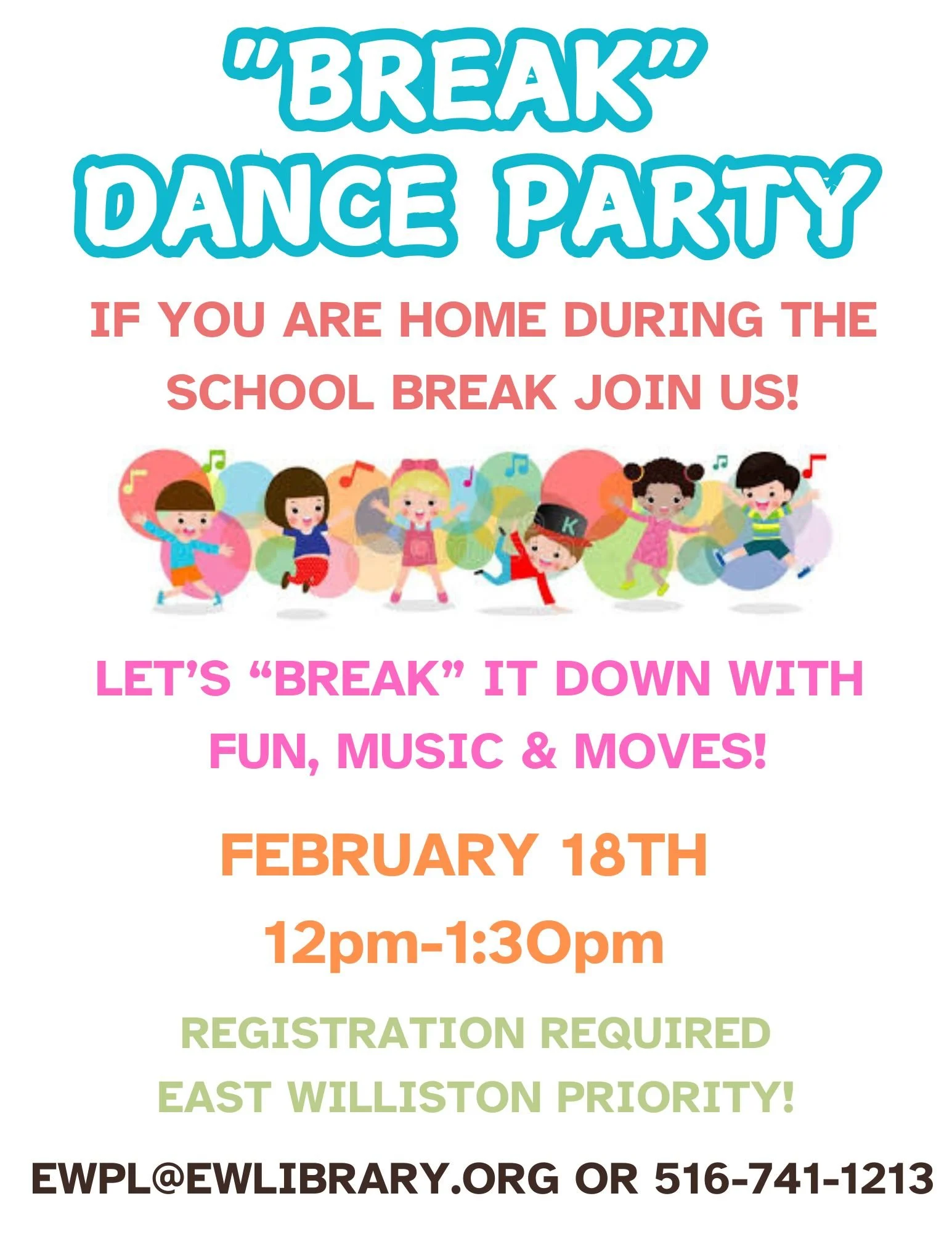 "Break" Dance Party at the Library! 🎉