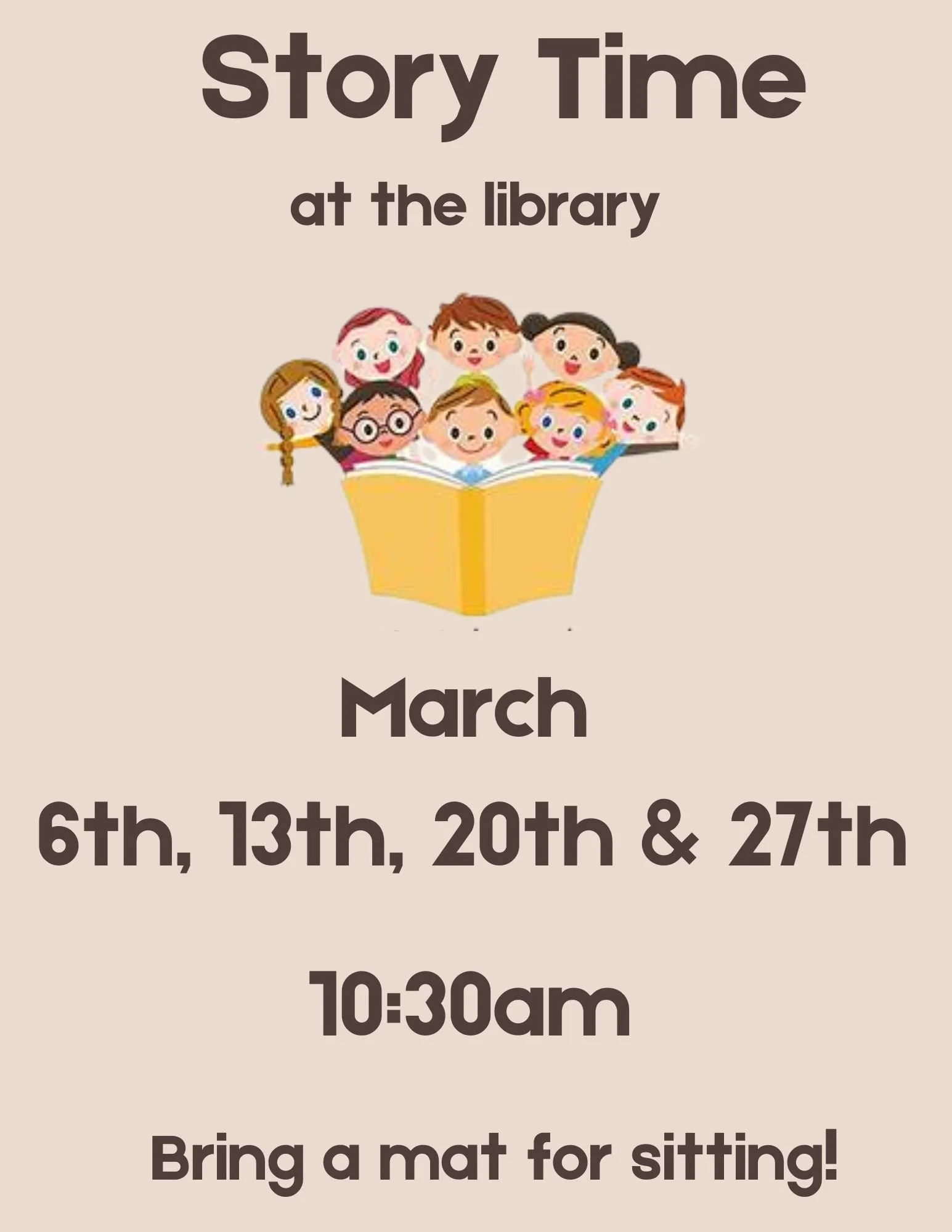 📖 Story Time at the Library! 