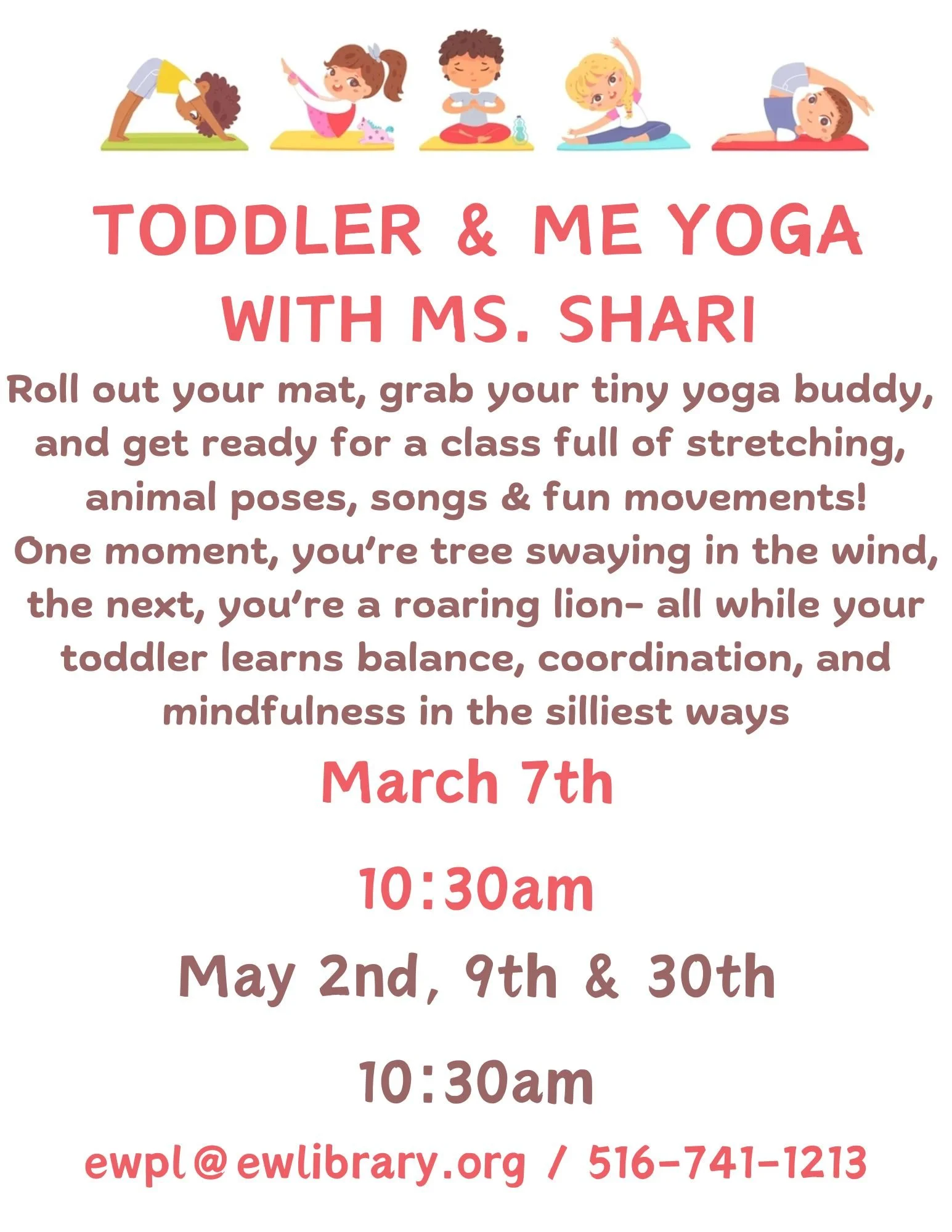 🧘‍♀️ Toddler &amp; Me Yoga with Ms. Shari! 🦁🌿