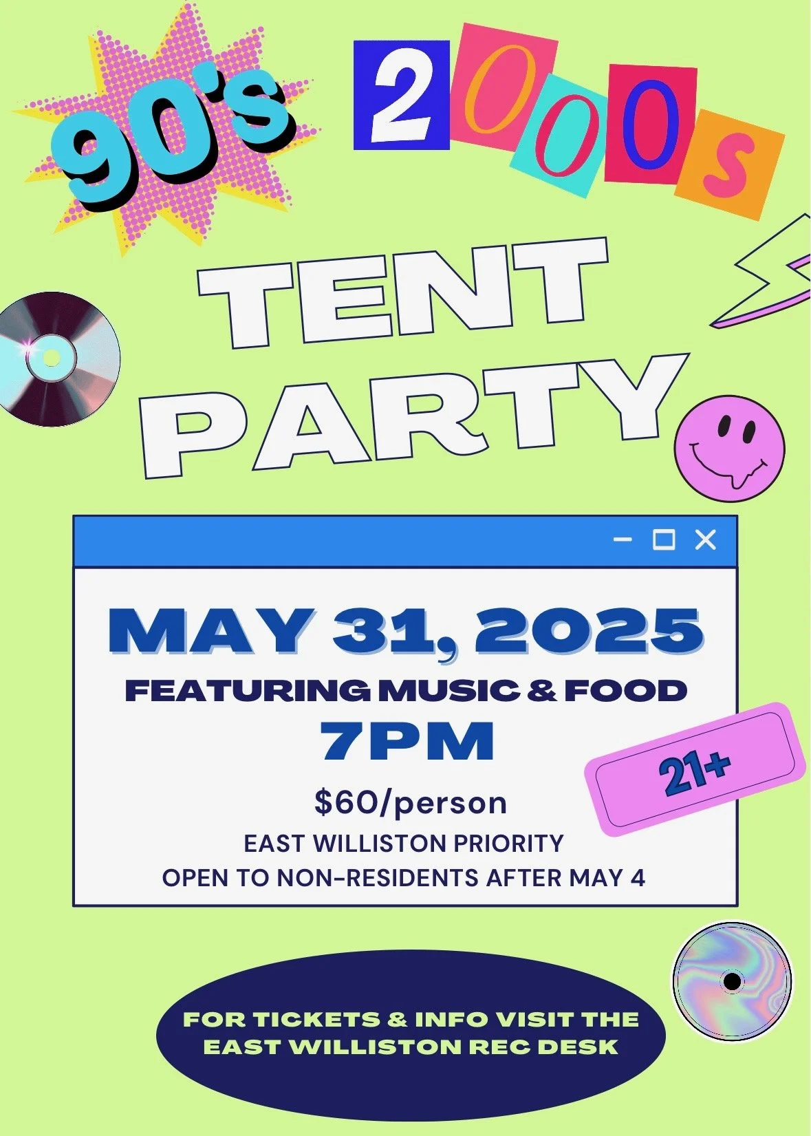 Volunteers Needed For The Summer Tent Party! 