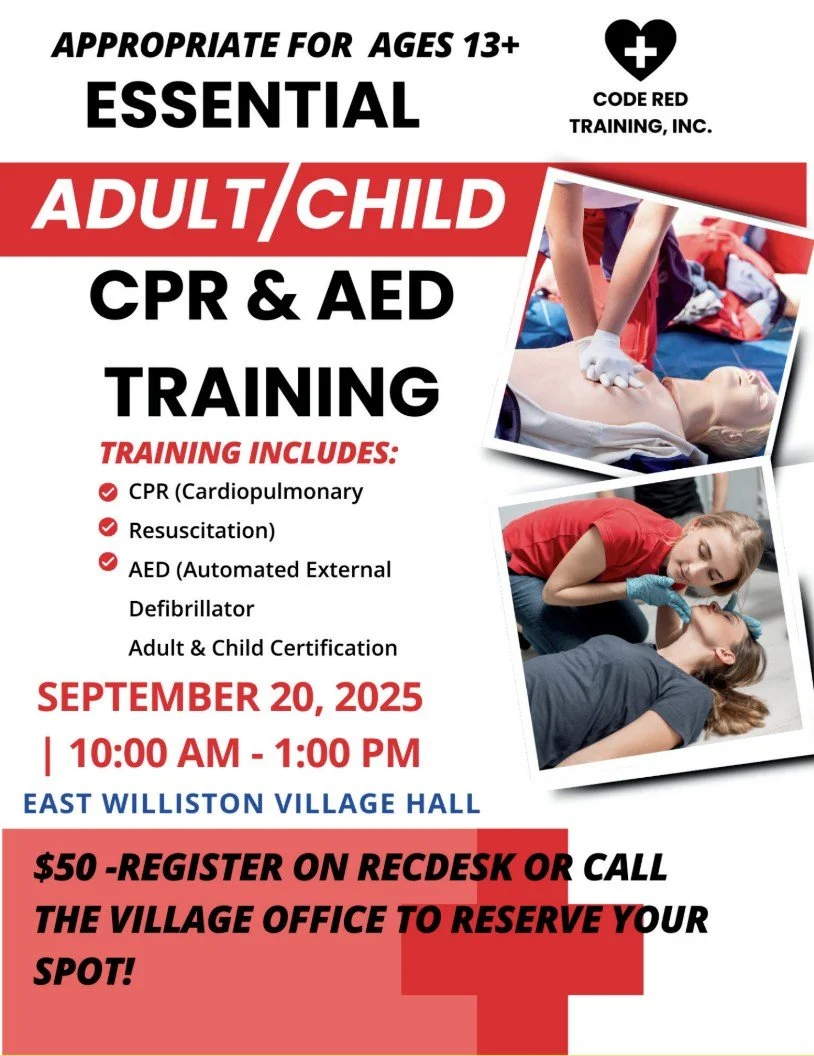 ❤️ Essential Adult/Child CPR &amp; AED Training