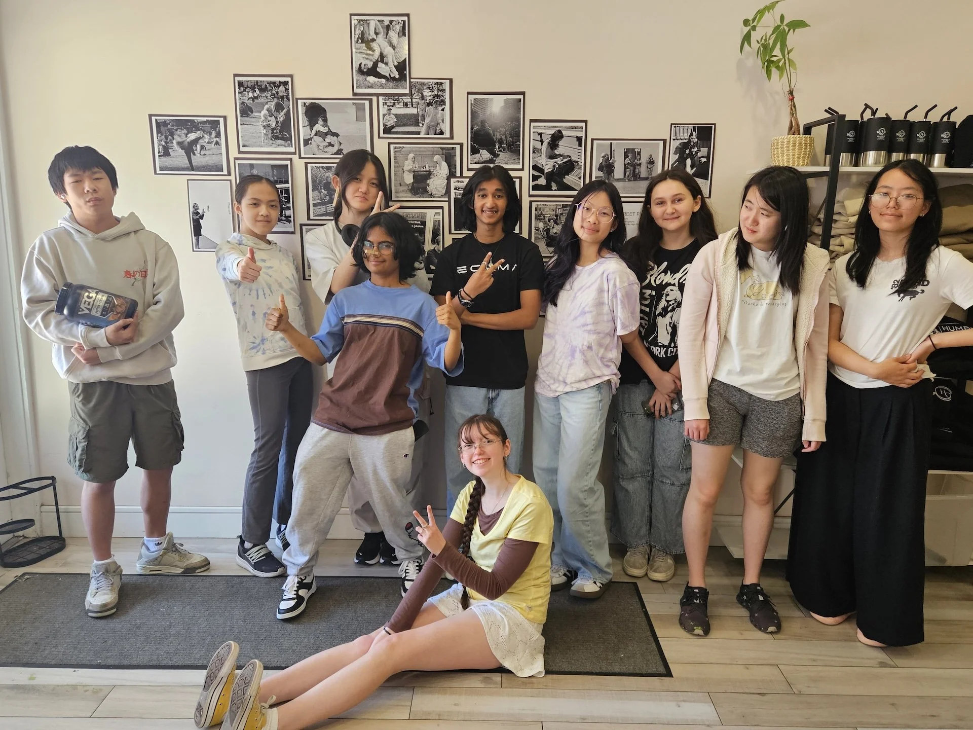 Herricks High School STAC Students Debut Mixed-Media Art Exhibition at Humble Café