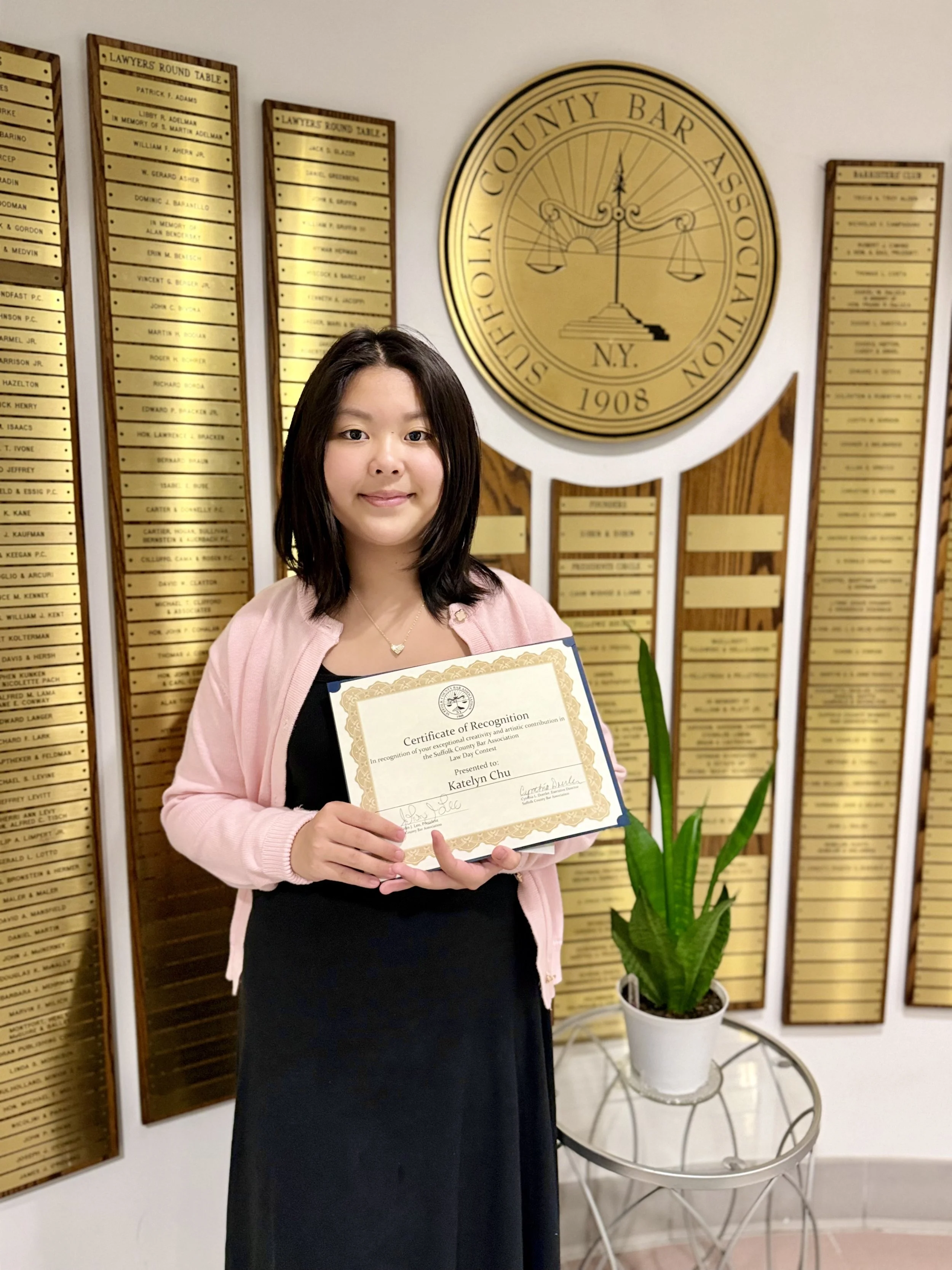 Willets Road Student Earns Recognition in Suffolk County Bar Association Law Day Poster Contest