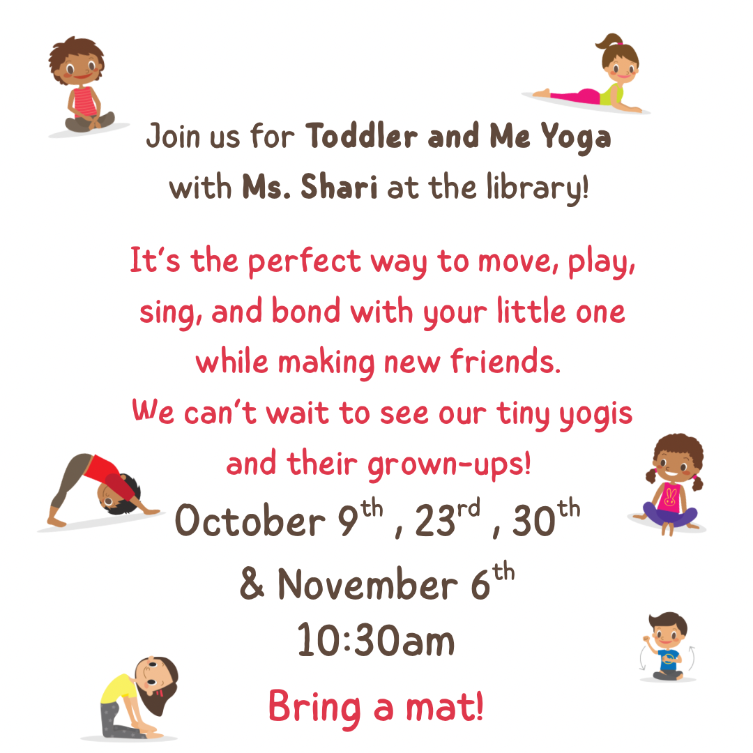 Toddler and Me Yoga at the Library