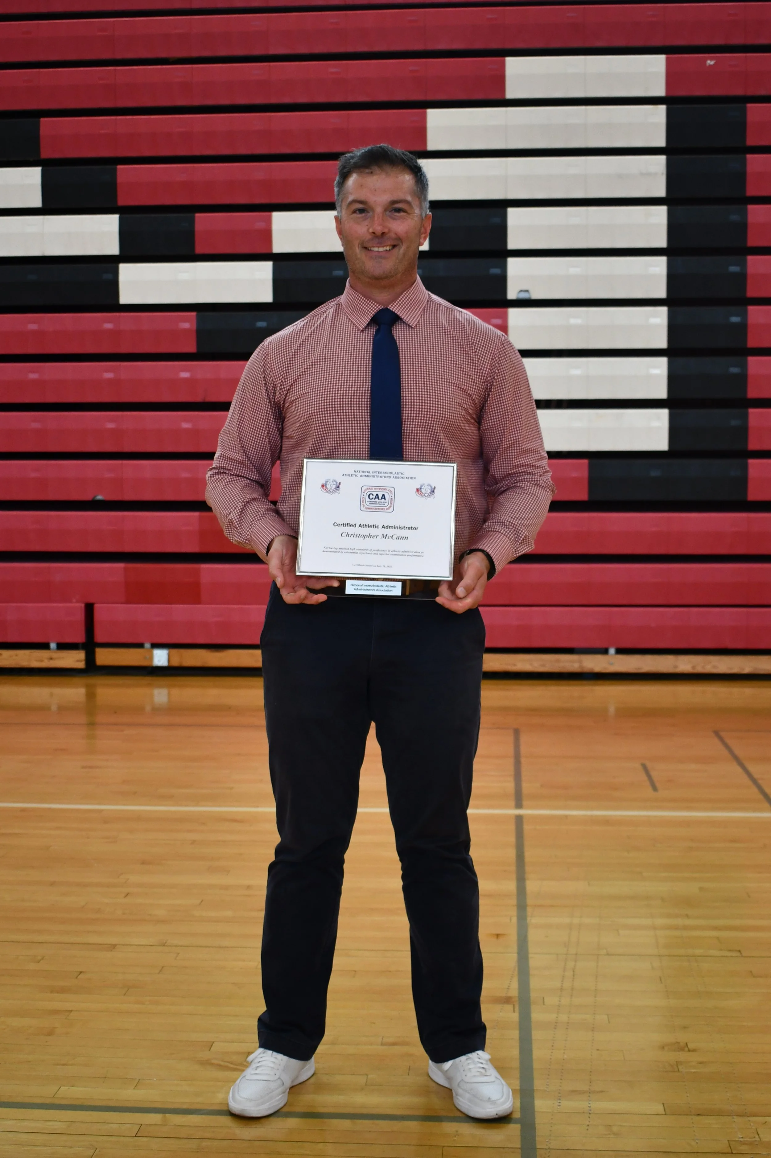 Mineola Athletics Supervisor Earns National Certification