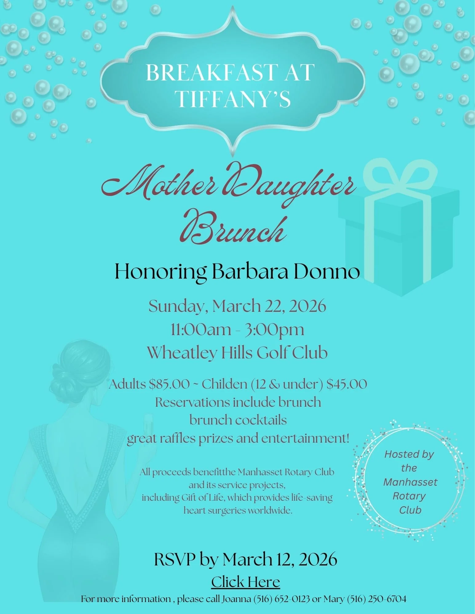 Manhasset Rotary Club’s Inaugural Mother-Daughter Fundraising Brunch 