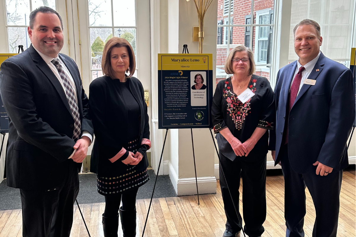Mineola Public Schools honors Maryalice Leno with 2026 ASSET Bright Light Award