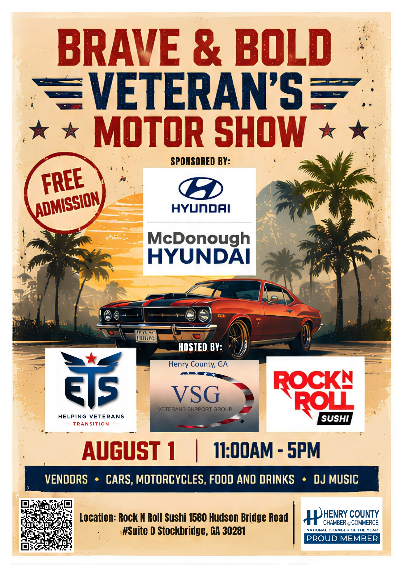 Brave and Bold Veteran's Motor Show