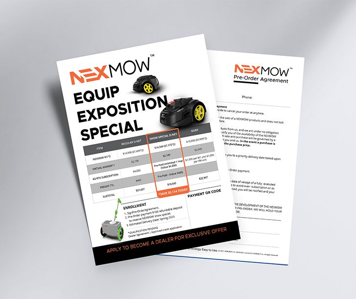 Pre-order flyer