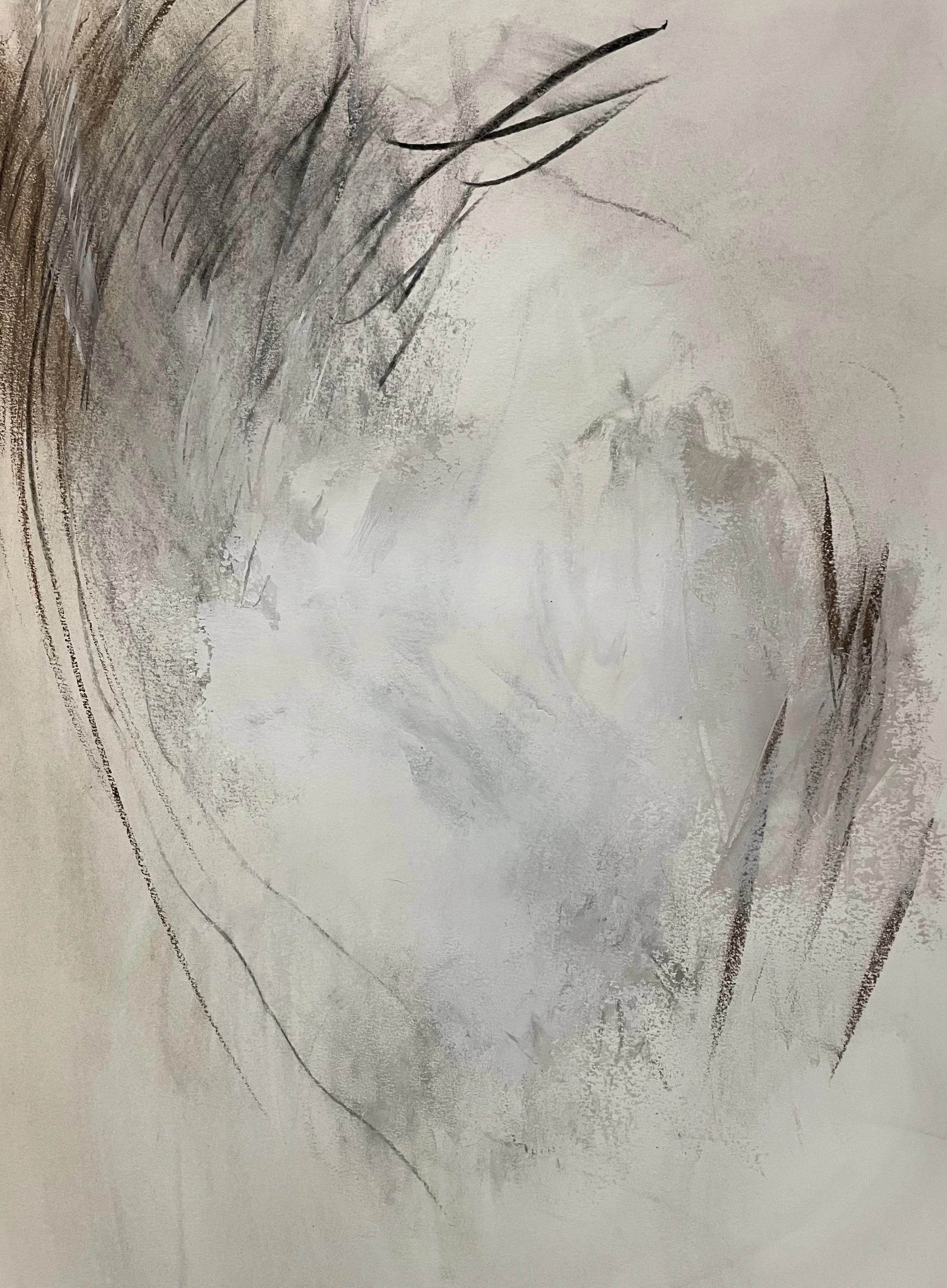 Nutrient Dense 6 - 2023 - ink and acrylic on paper -22 x 28 inches - $350
