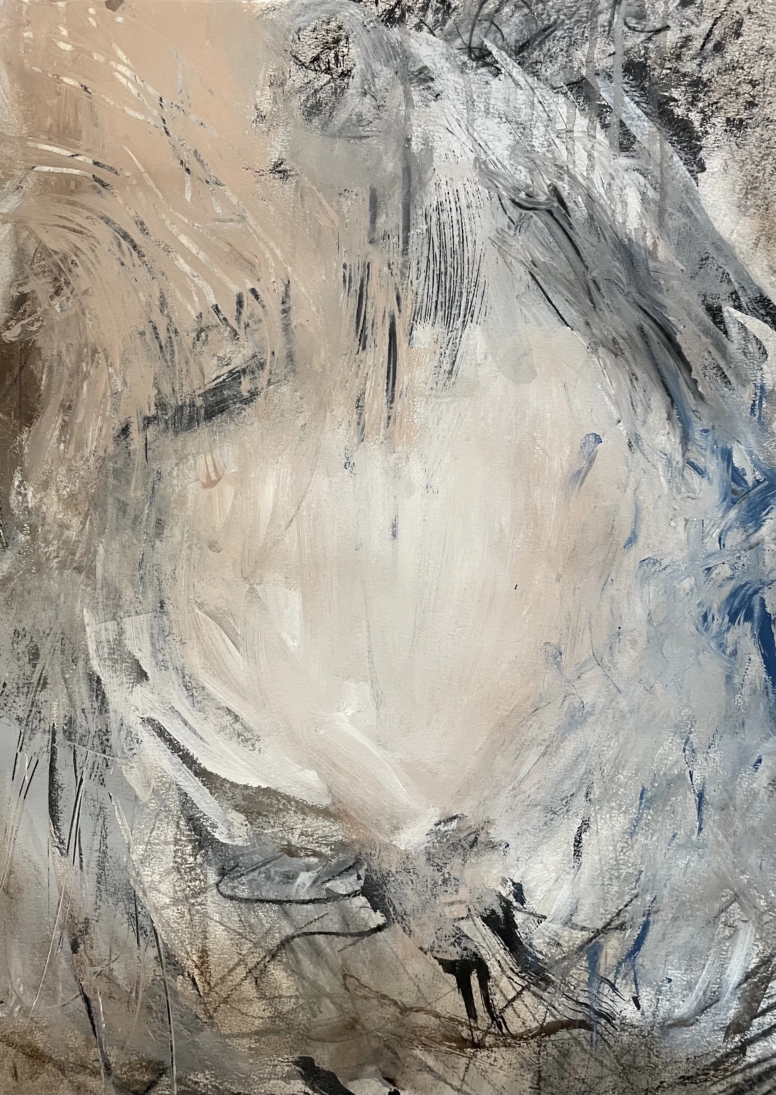 Nutrient Dense 5, 2024, acrylic on paper, 18x24 inches