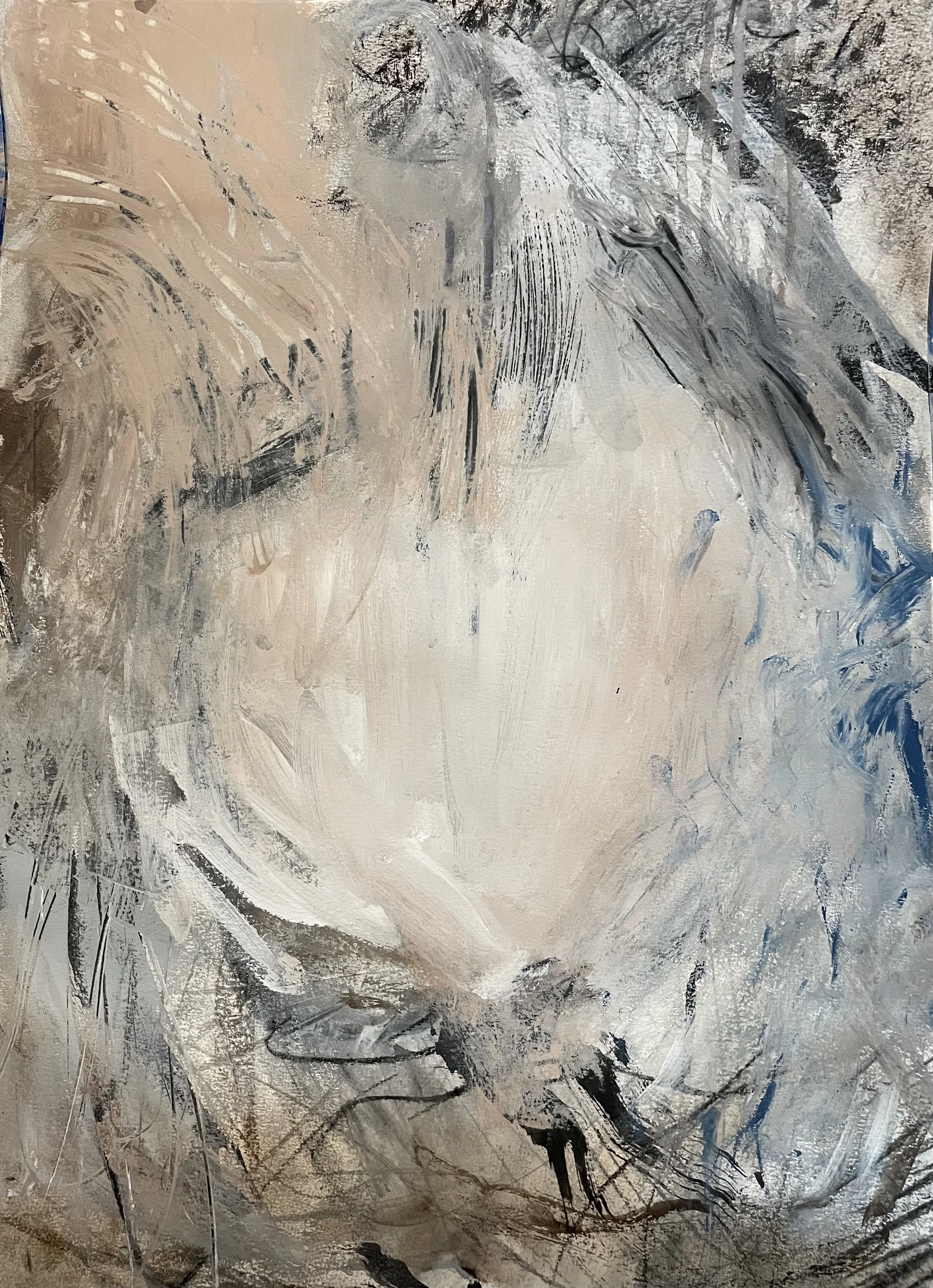 Nutrient Dense 2 - 2023 - ink and acrylic on paper -22 x 28 inches - $350