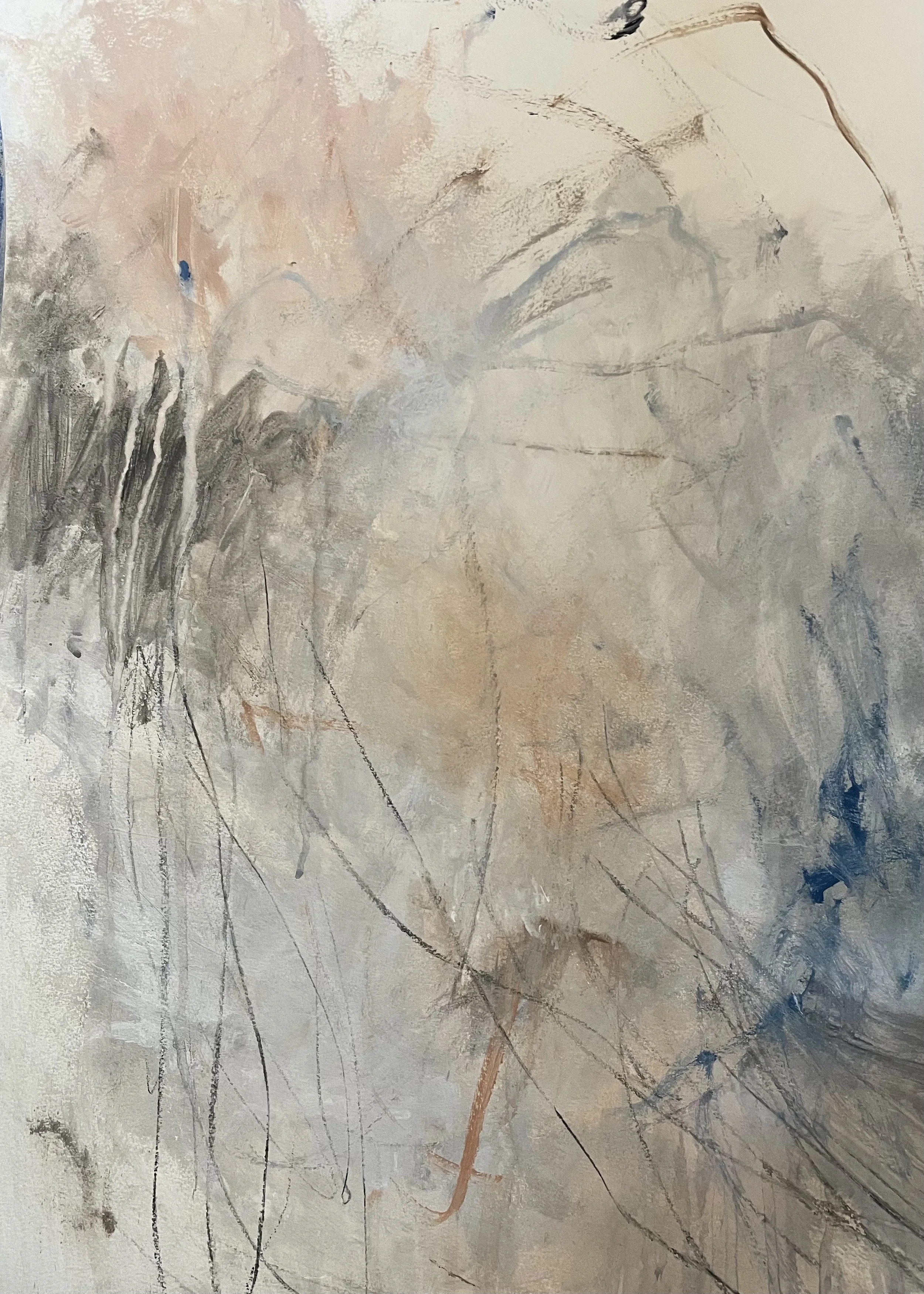 Nutrient Dense 7 - 2023 - ink and acrylic on paper -22 x 28 inches - $350