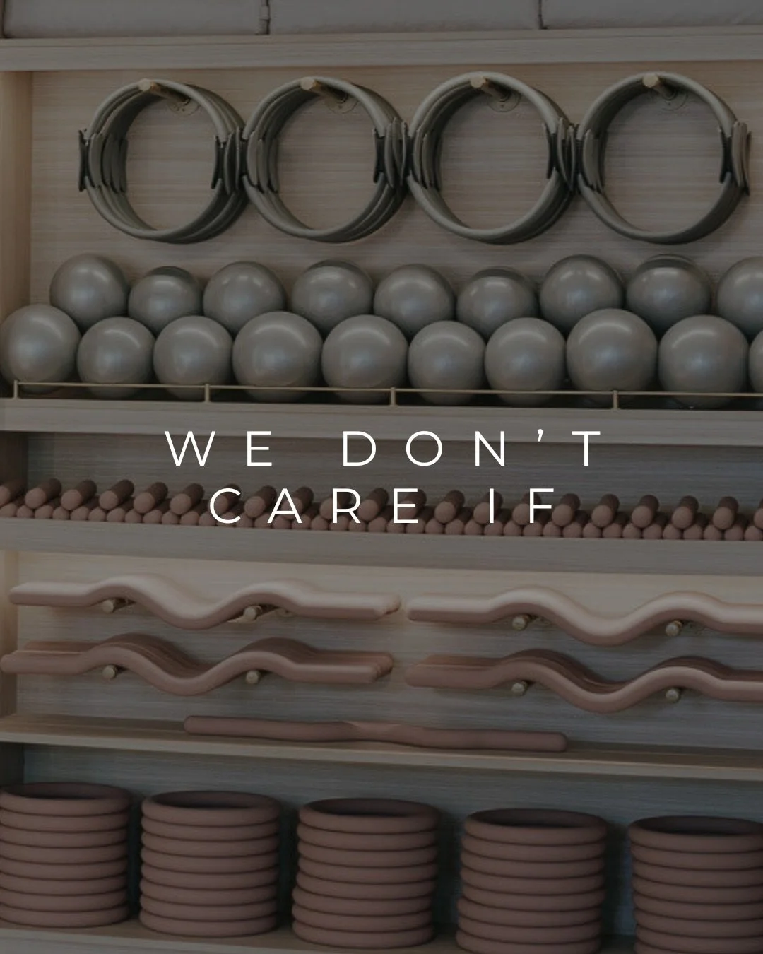 We care that you show up, move with awareness, and leave feeling better than when you walked in. Everything else is noise 🤍