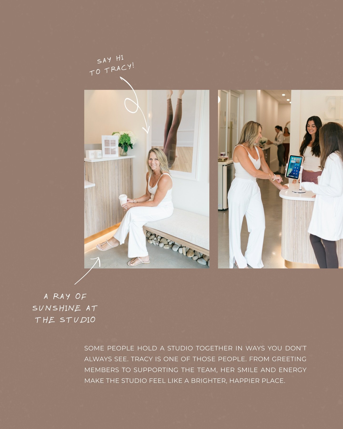 Some people just make a space feel like home, and Tracy is definitely one of those people. She&rsquo;s the first smile you see, the calm behind the scenes, and makes everyone feel noticed the second they walk in the studio. From keeping the front des