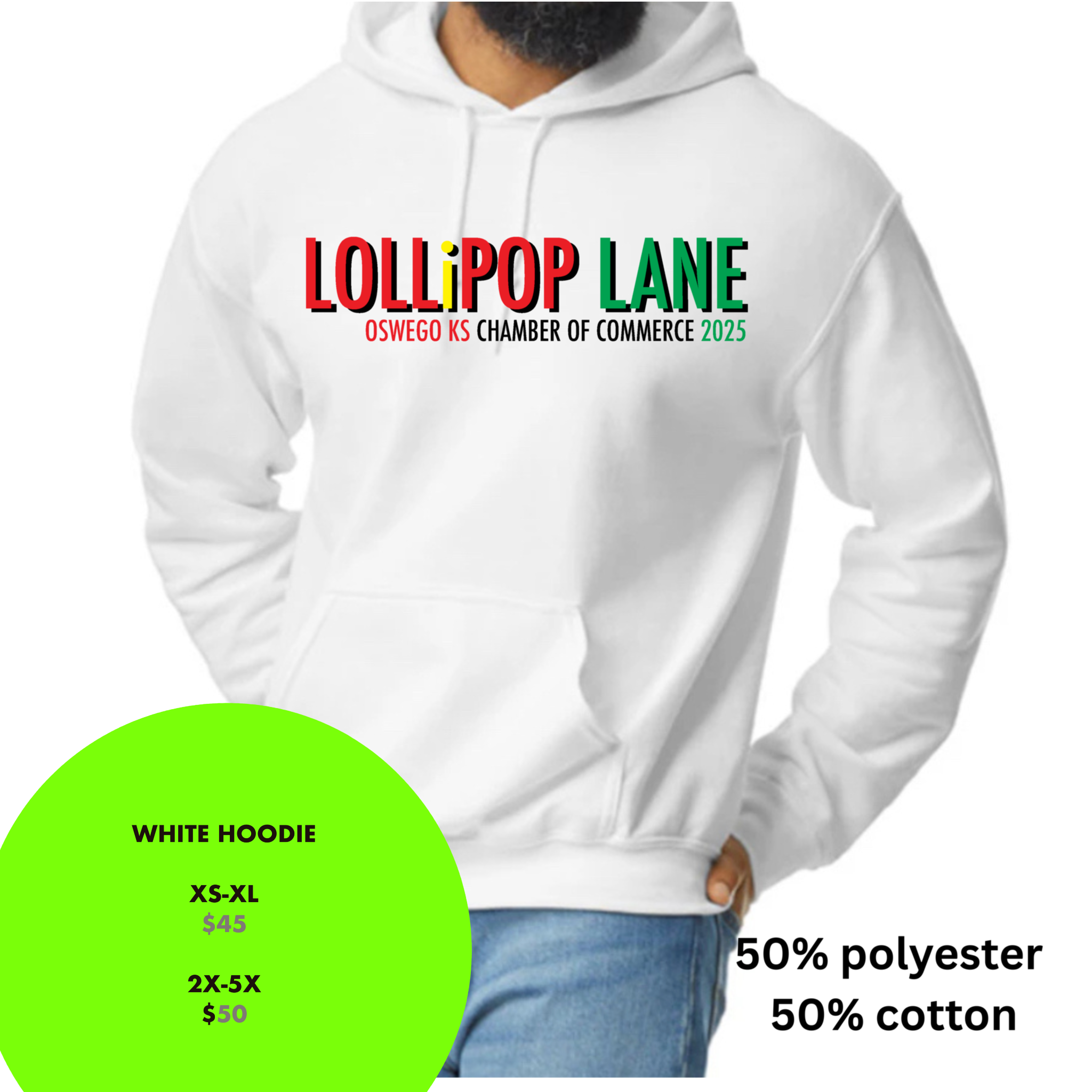 Lollipop Lane Adult Hoodie