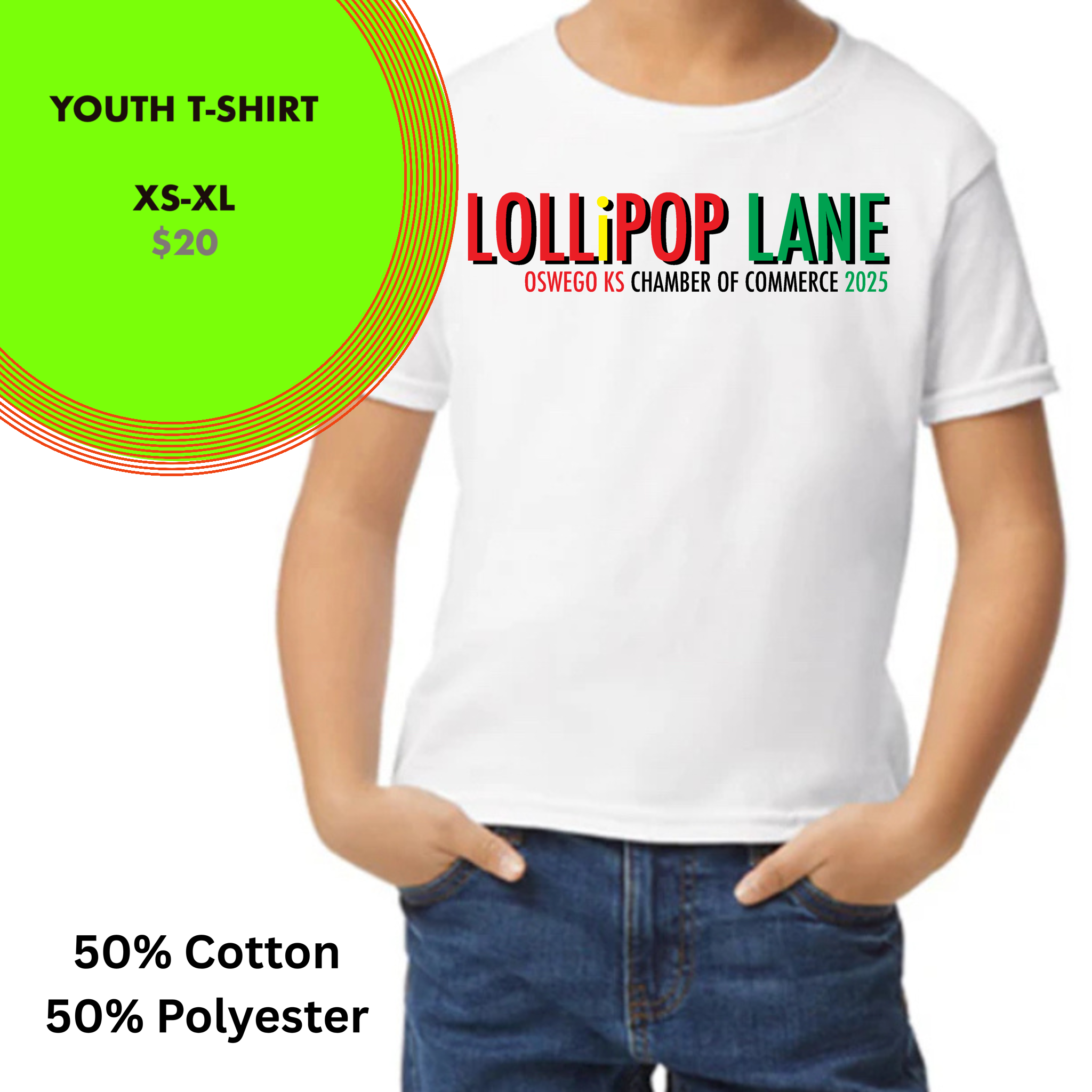 Lollipop Lane Youth T-Shirt