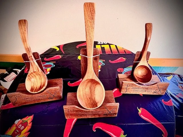 Ladle awards for Oswego Chili Bowl Scramble 2025