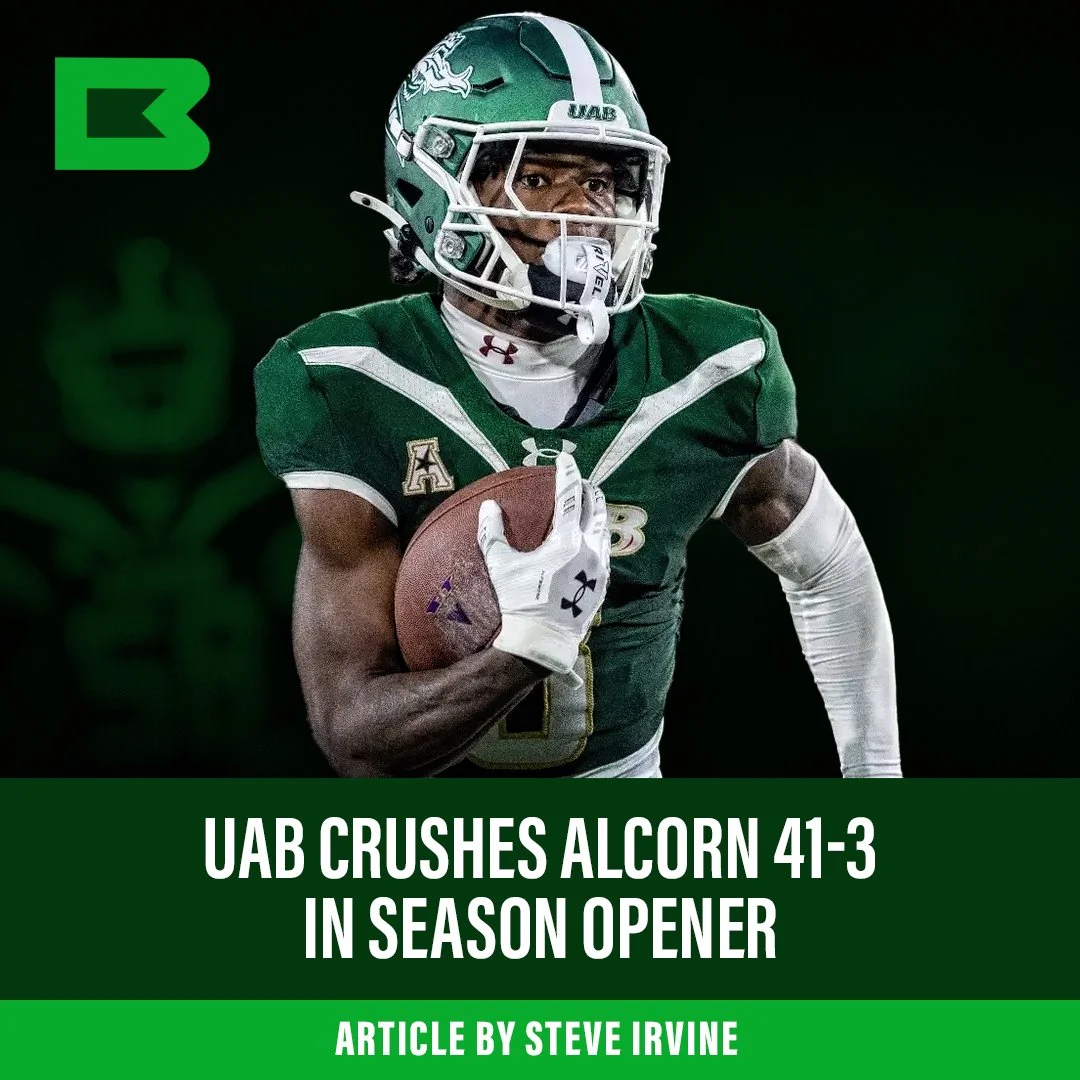 UAB crushes Alcorn 41-3 in season opener