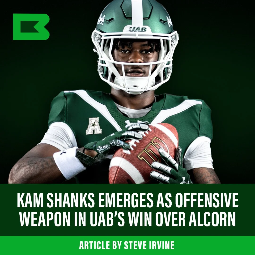 freshman KAM shanks emerges as weapon for blazer offense in win over alcorn