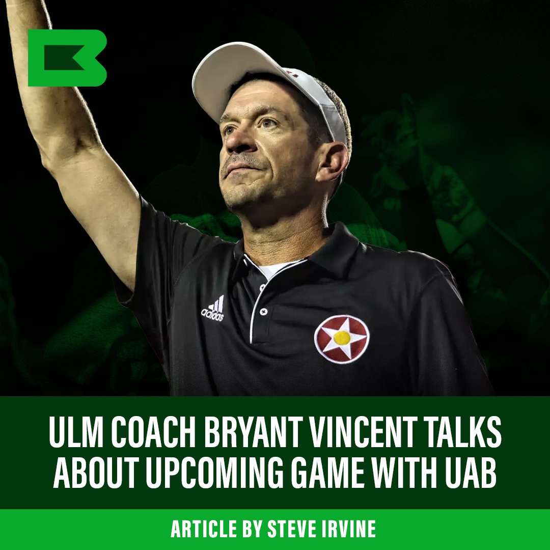 ULM coach Bryant Vincent Talks about upcoming game against UAB