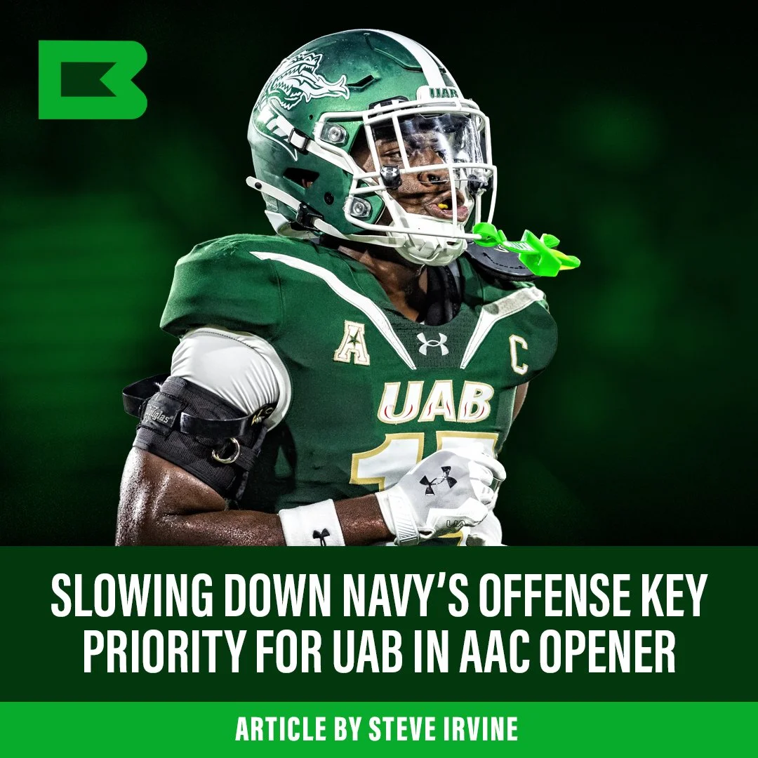 slowing navy’s offense a priority for uab heading into aac opener