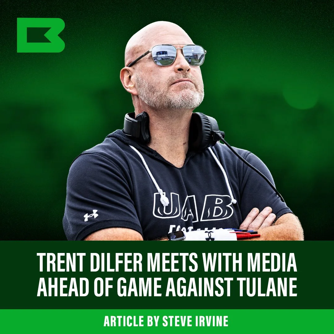 Trent Dilfer meets with media ahead of tulane game