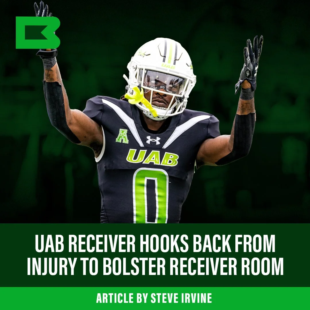 HOOKS back from injury to bolster uab’s passing attack