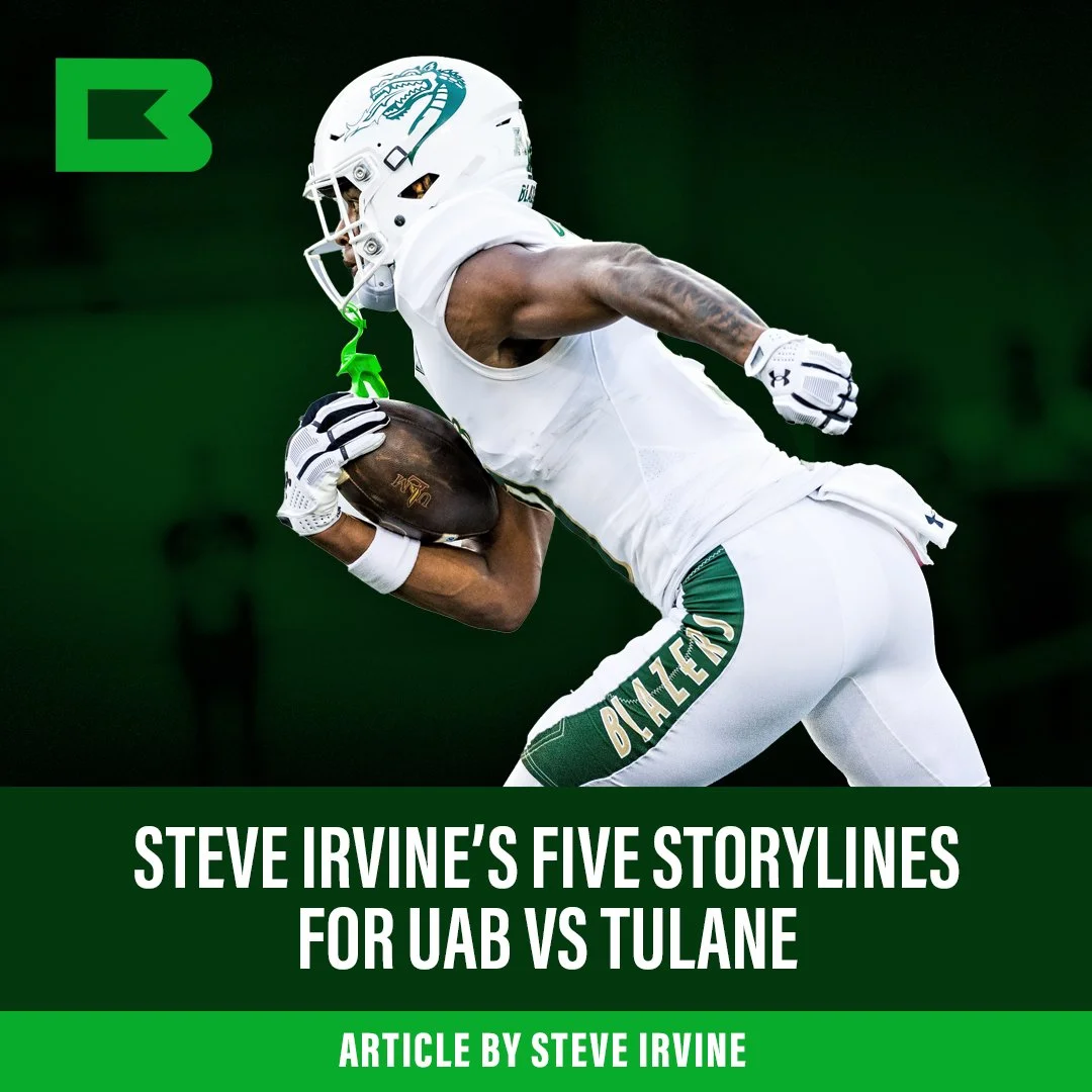 Steve Irvine’s Five Storylines for UAB vs. Tulane