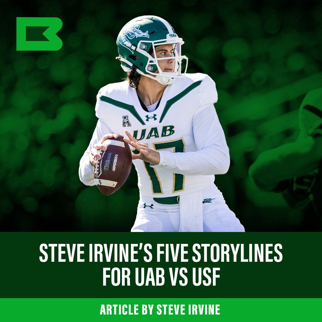 Steve Irvine’s Five Storylines for UAB vs USF