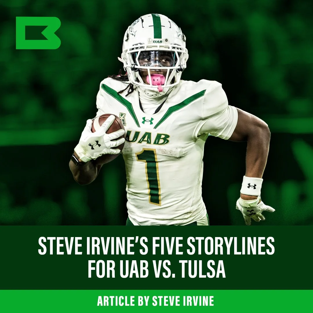 Steve Irvine’s Five Storylines For UAB vs. Tulsa