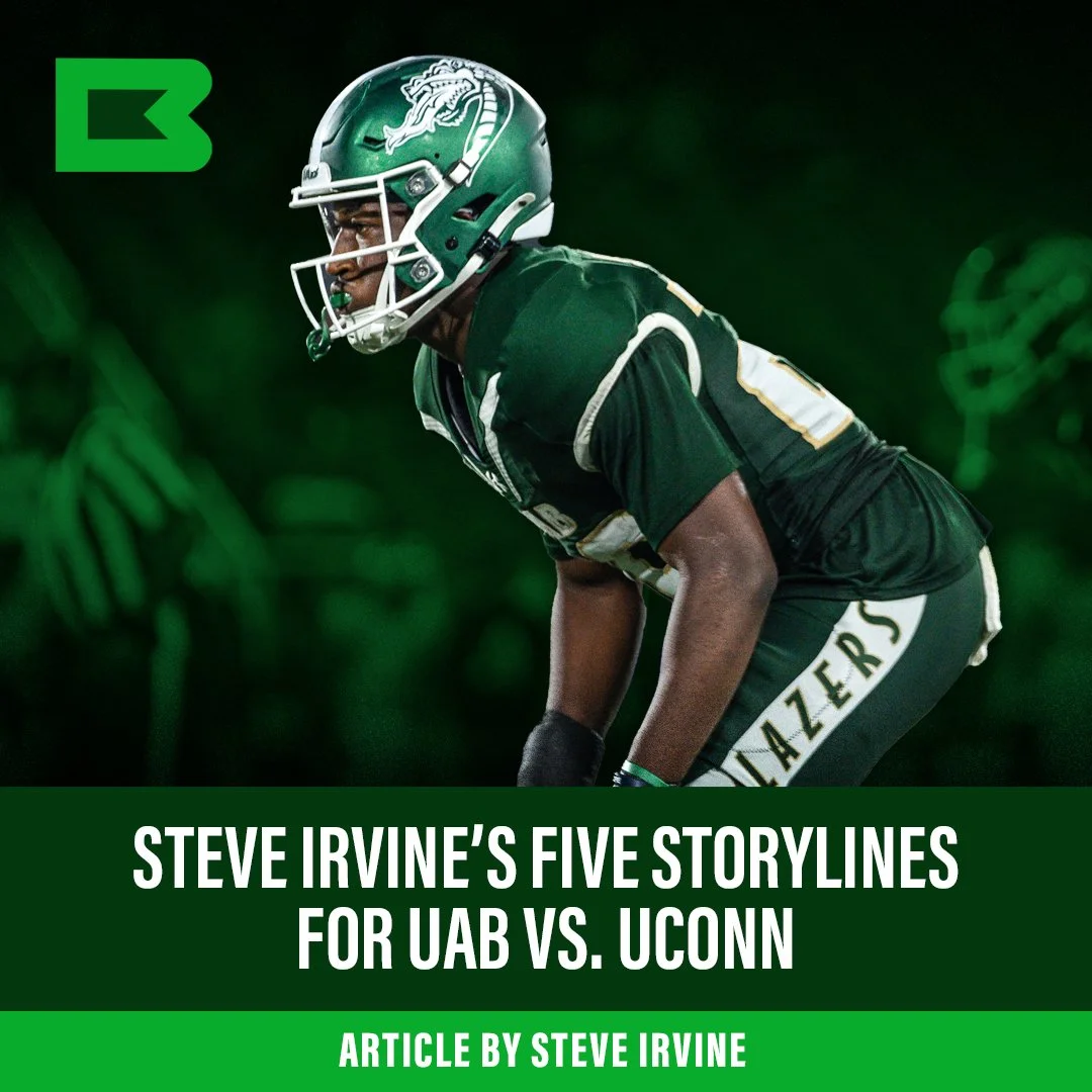 Steve Irvine’s Five Storylines For UAB vs. UCONN
